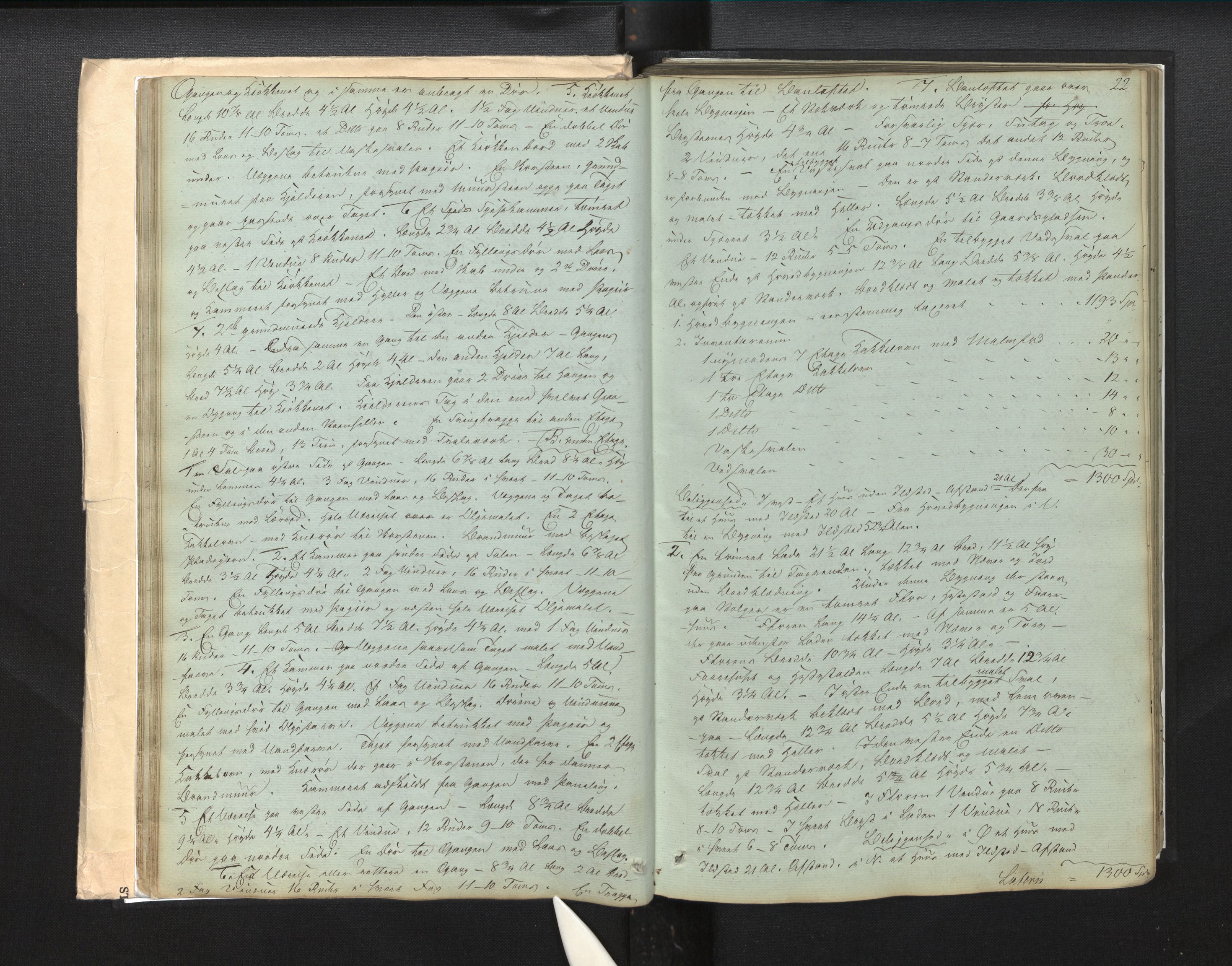 Lensmannen i Voss, AV/SAB-A-35801/0012/L0001: Branntakstprotokoll, 1846-1890, p. 21b-22a