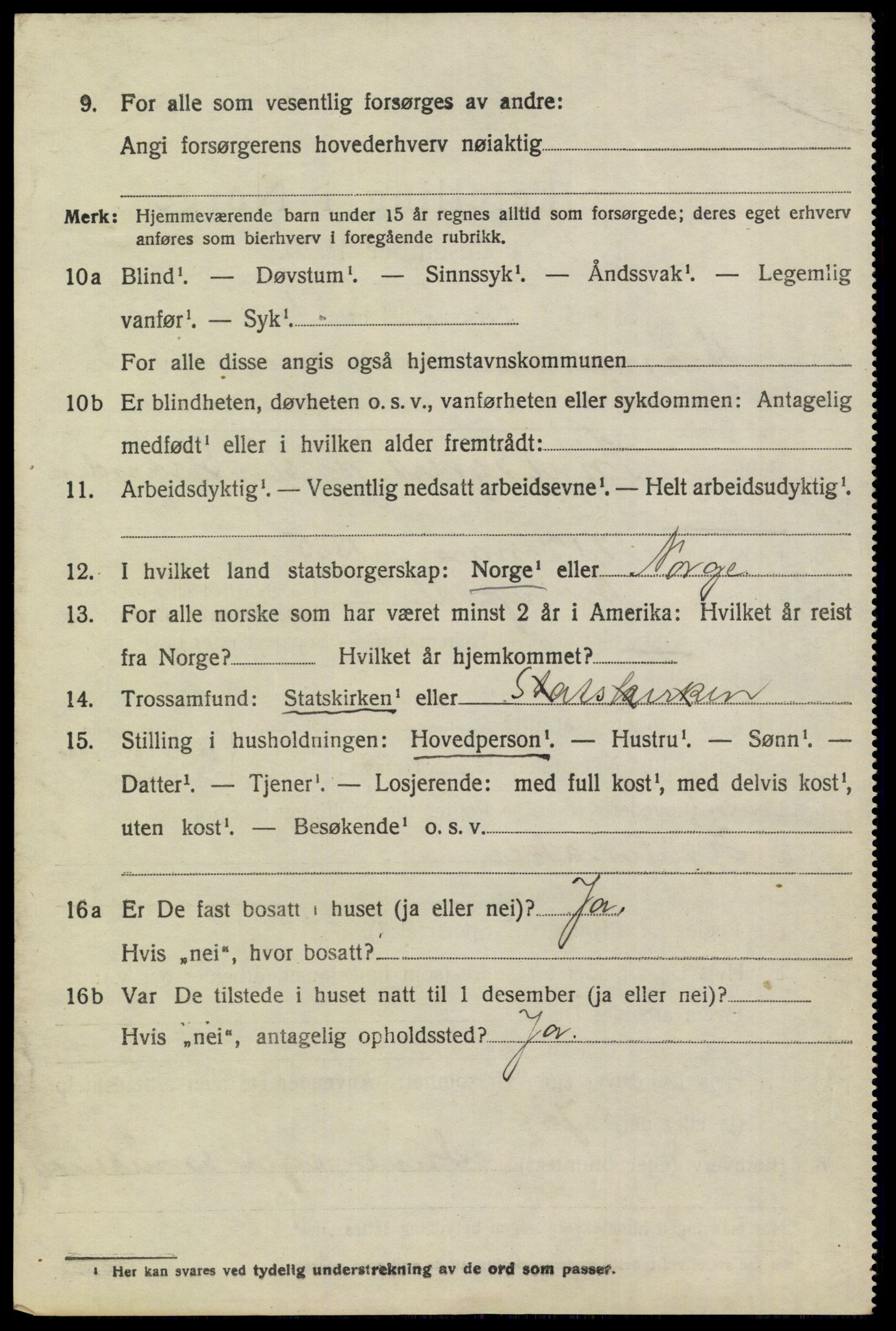 SAKO, 1920 census for Drangedal, 1920, p. 4930