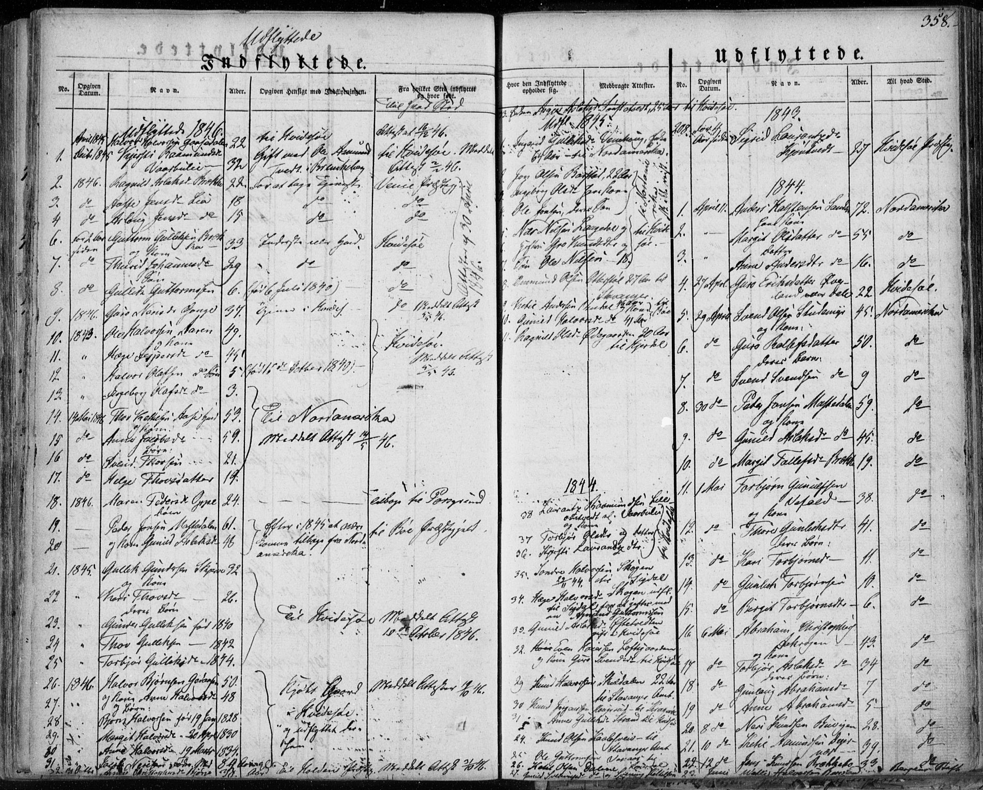 Seljord kirkebøker, SAKO/A-20/F/Fa/L0011: Parish register (official) no. I 11, 1831-1849, p. 358