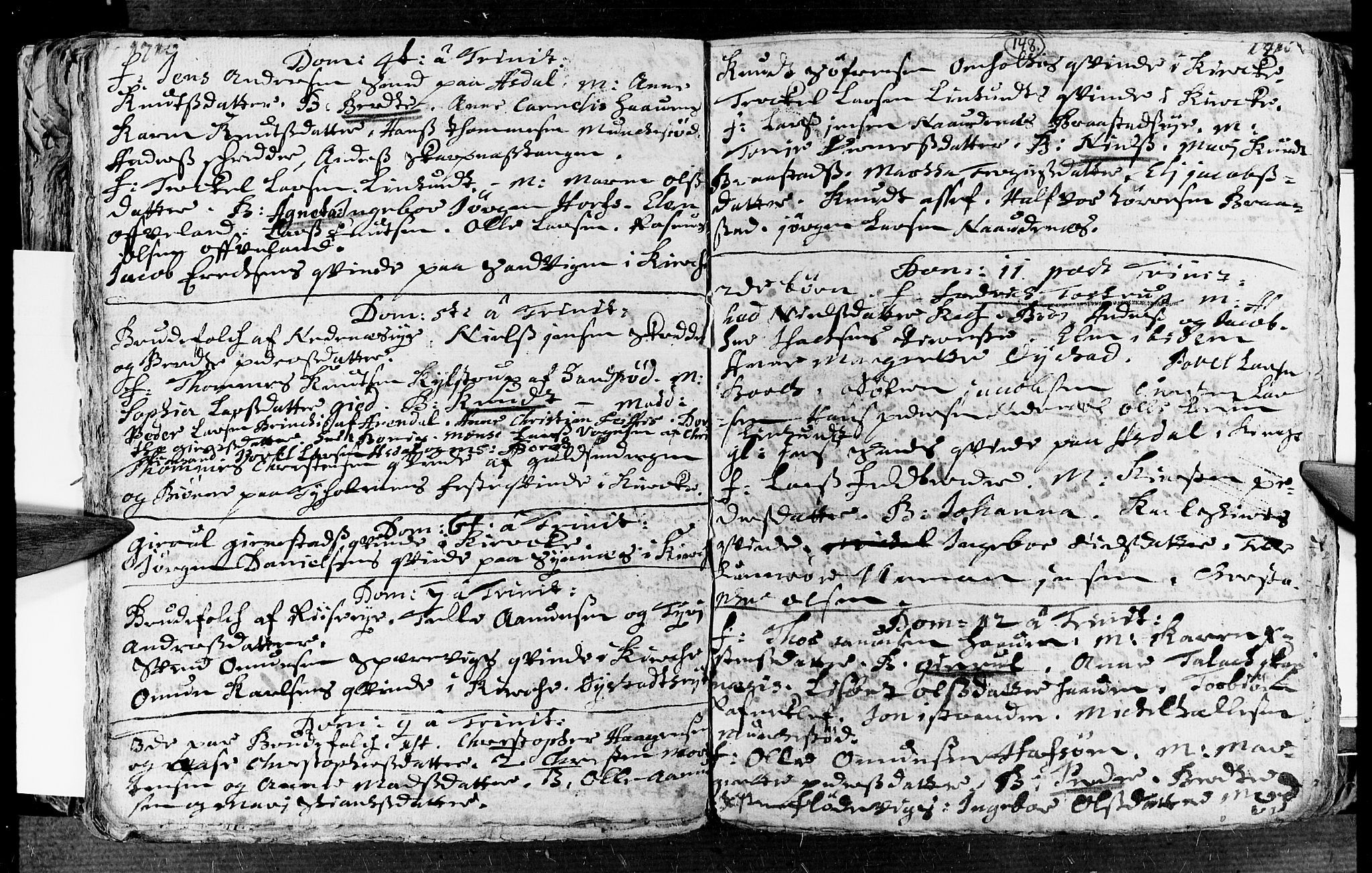 Øyestad sokneprestkontor, AV/SAK-1111-0049/F/Fa/L0002: Parish register (official) no. A 2, 1692-1722, p. 148