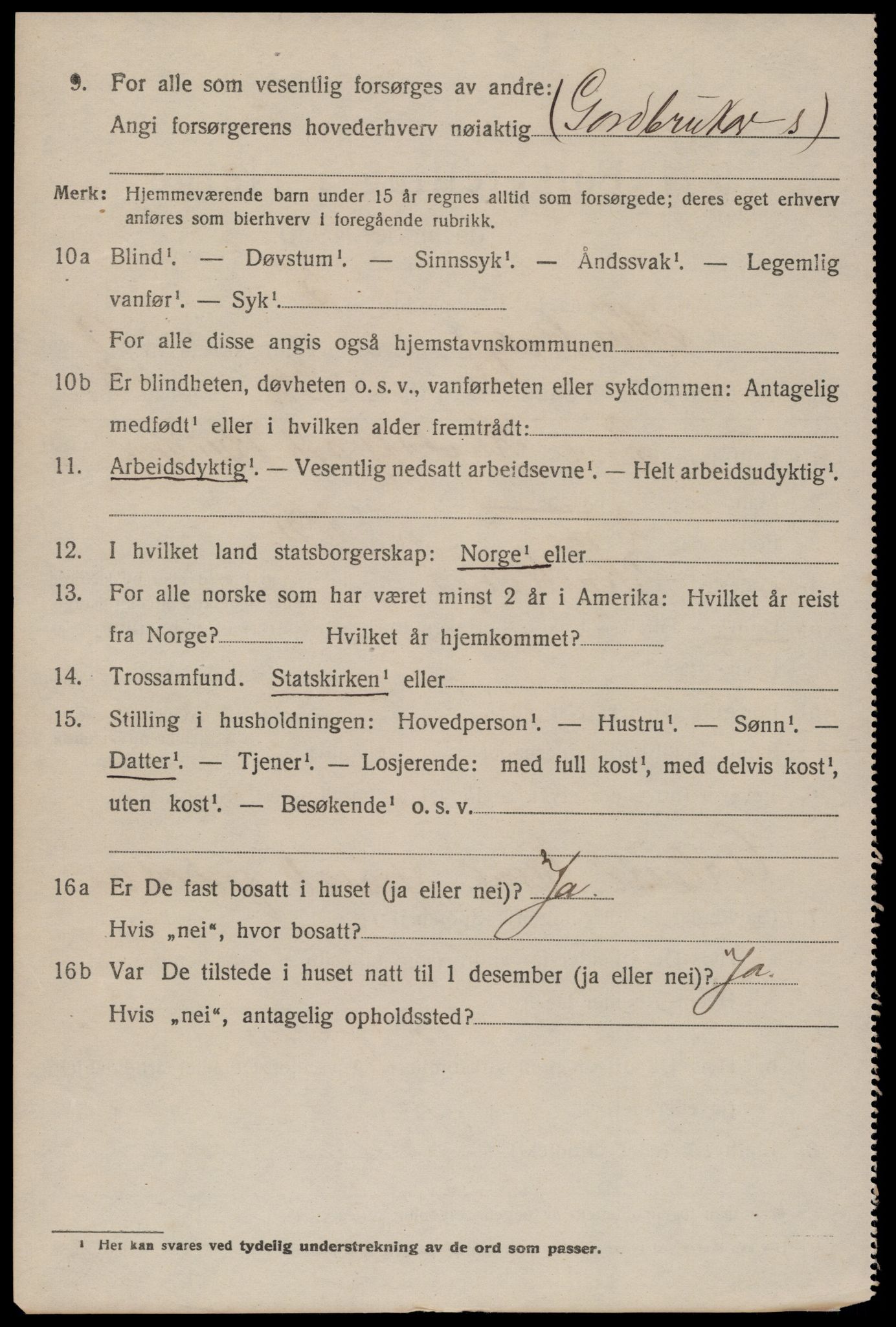 SAKO, 1920 census for Kviteseid, 1920, p. 4360