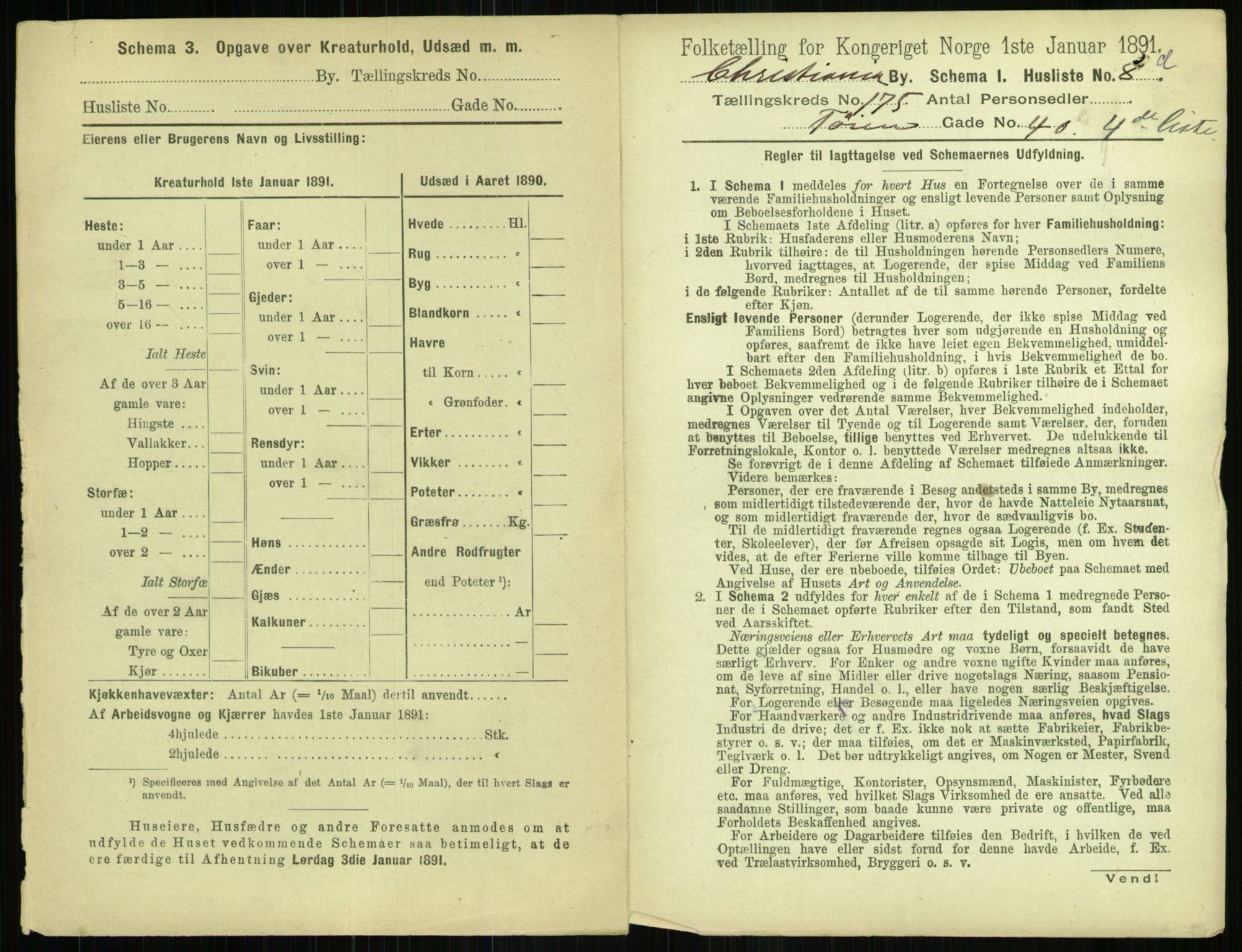 RA, 1891 census for 0301 Kristiania, 1891, p. 104741