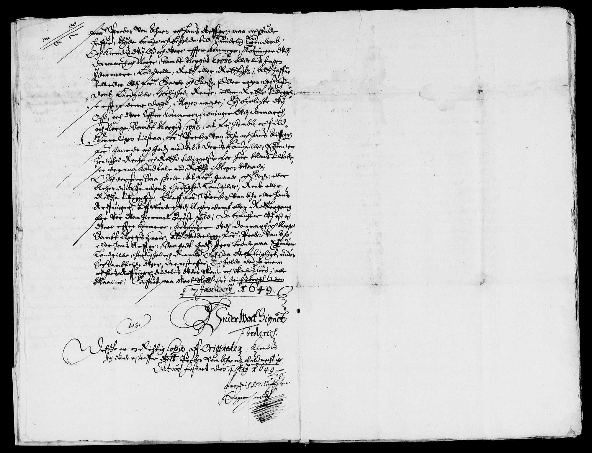 Rentekammeret inntil 1814, Reviderte regnskaper, Lensregnskaper, AV/RA-EA-5023/R/Rb/Rbo/L0028: Tønsberg len, 1647-1649