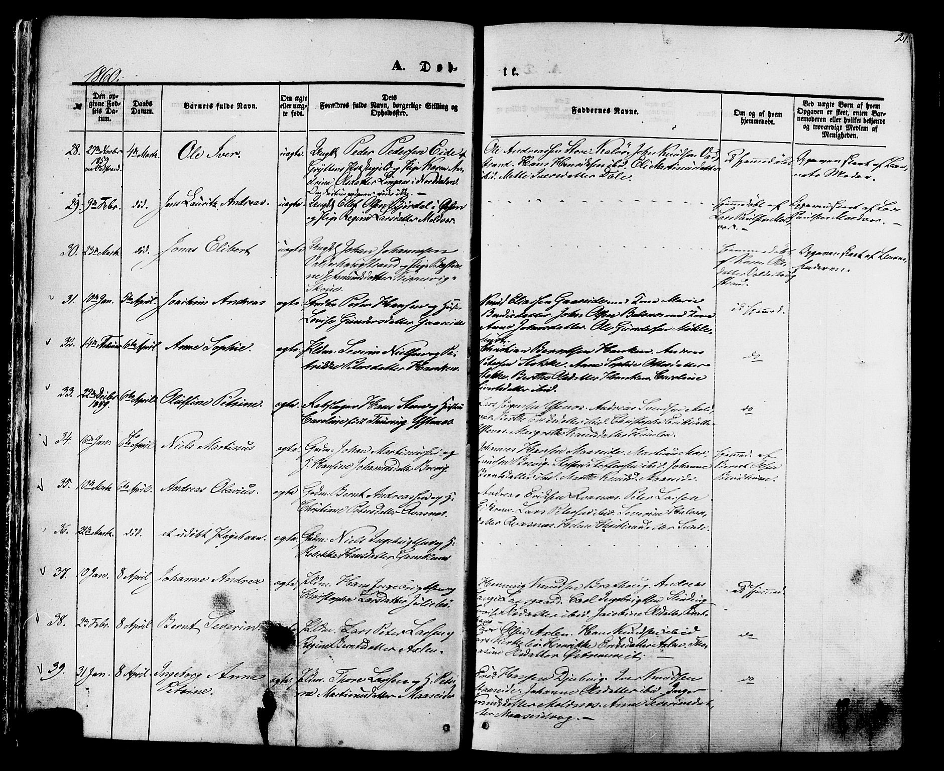 Ministerialprotokoller, klokkerbøker og fødselsregistre - Møre og Romsdal, AV/SAT-A-1454/528/L0398: Parish register (official) no. 528A09, 1858-1864, p. 21