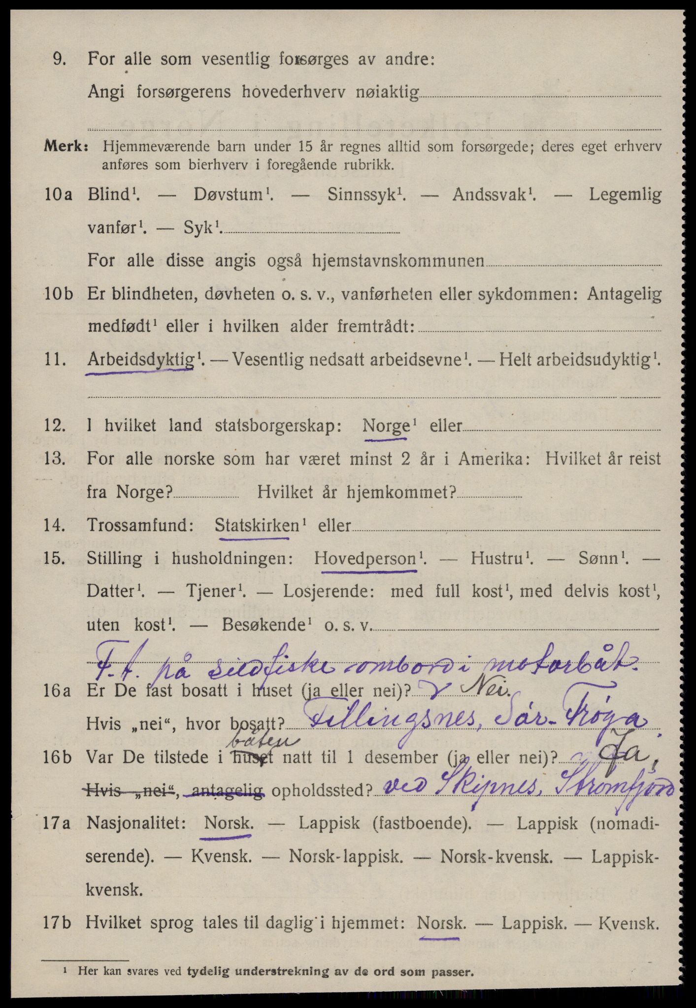 SAT, 1920 census for Hitra, 1920, p. 1702