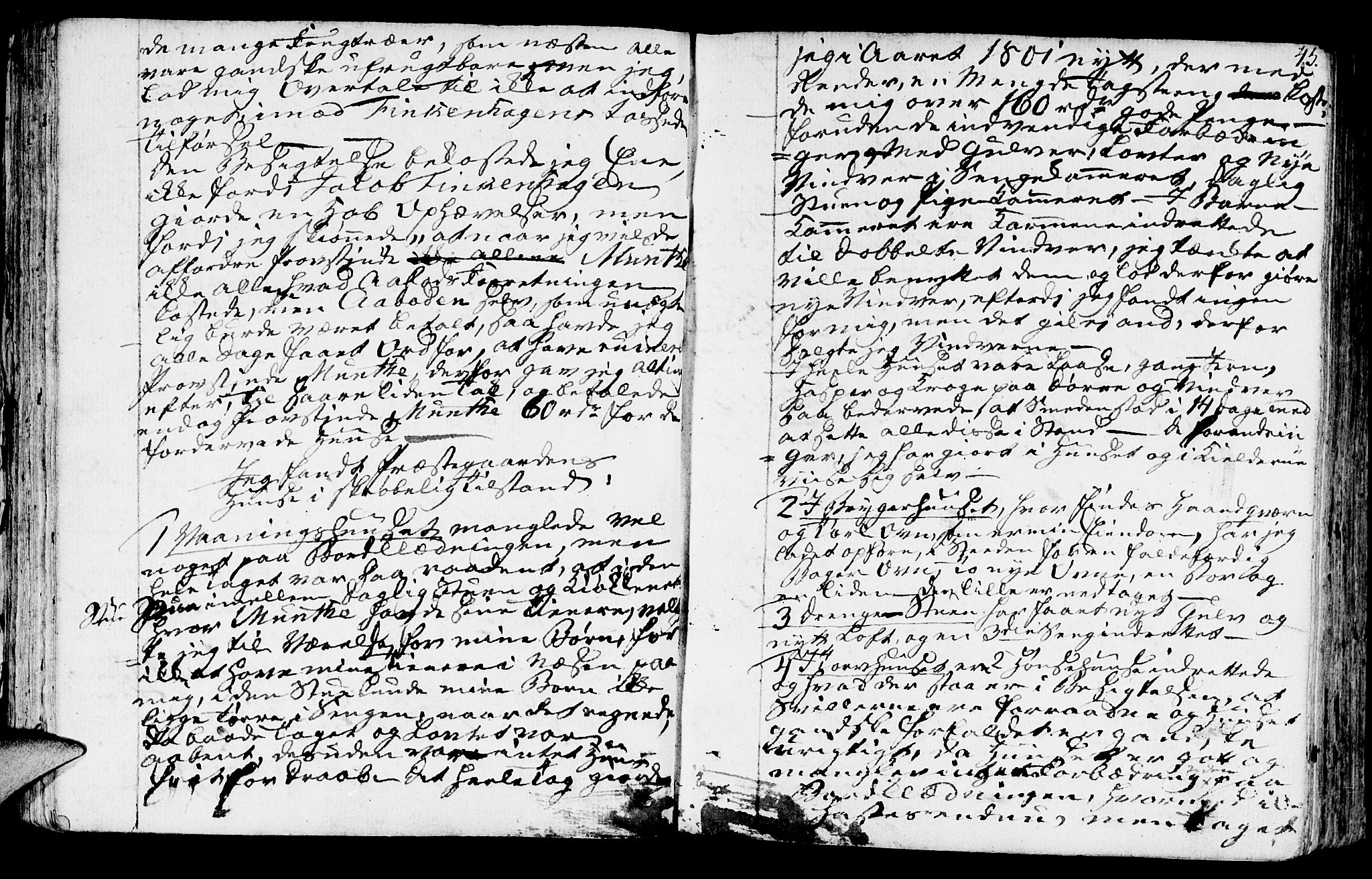 Sokndal sokneprestkontor, SAST/A-101808: Parish register (official) no. A 5, 1806-1826, p. 45