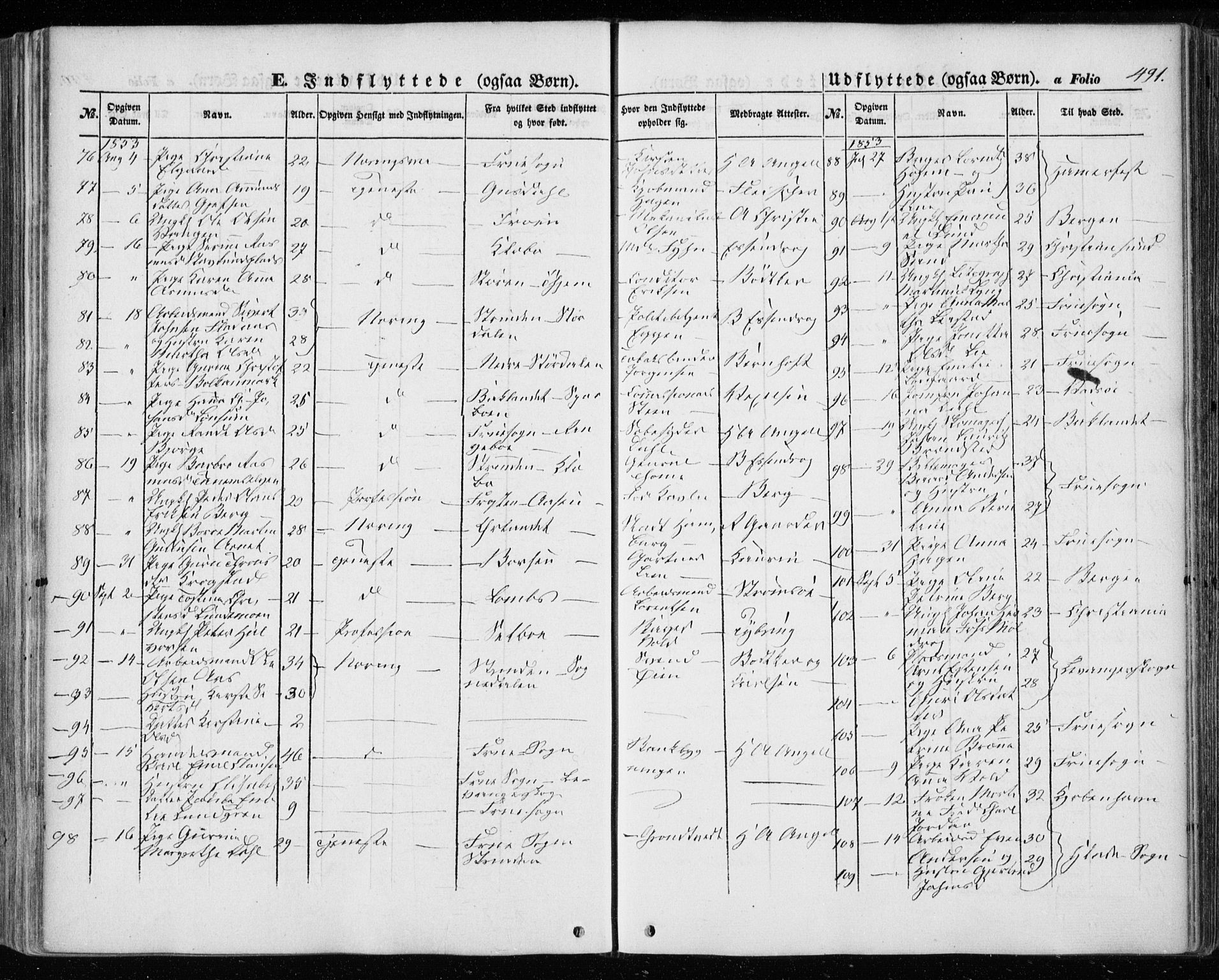 Ministerialprotokoller, klokkerbøker og fødselsregistre - Sør-Trøndelag, SAT/A-1456/601/L0051: Parish register (official) no. 601A19, 1848-1857, p. 491
