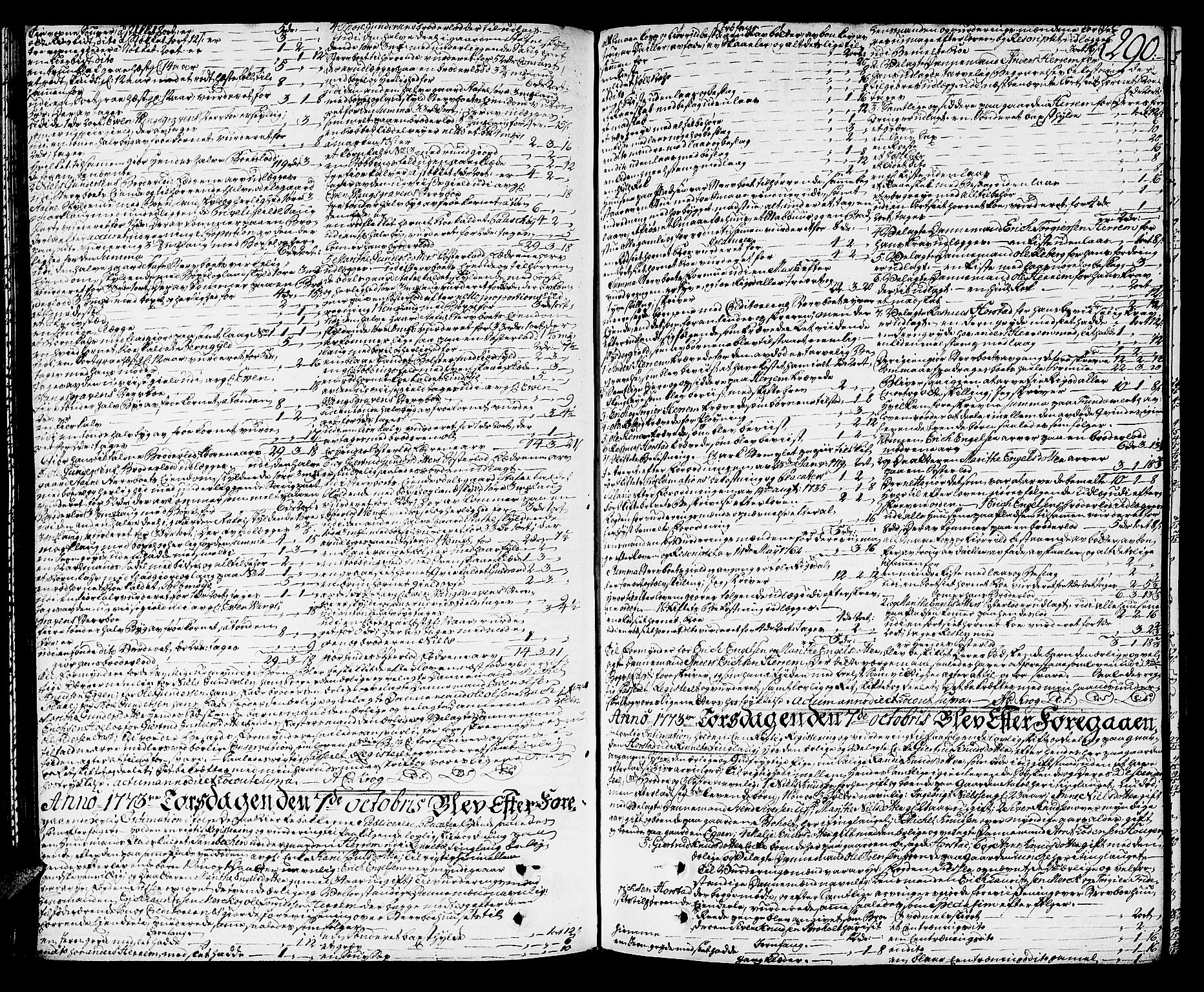 Orkdal sorenskriveri, SAT/A-4169/1/3/3Aa/L0007: Skifteprotokoller, 1767-1782, p. 289b-290a