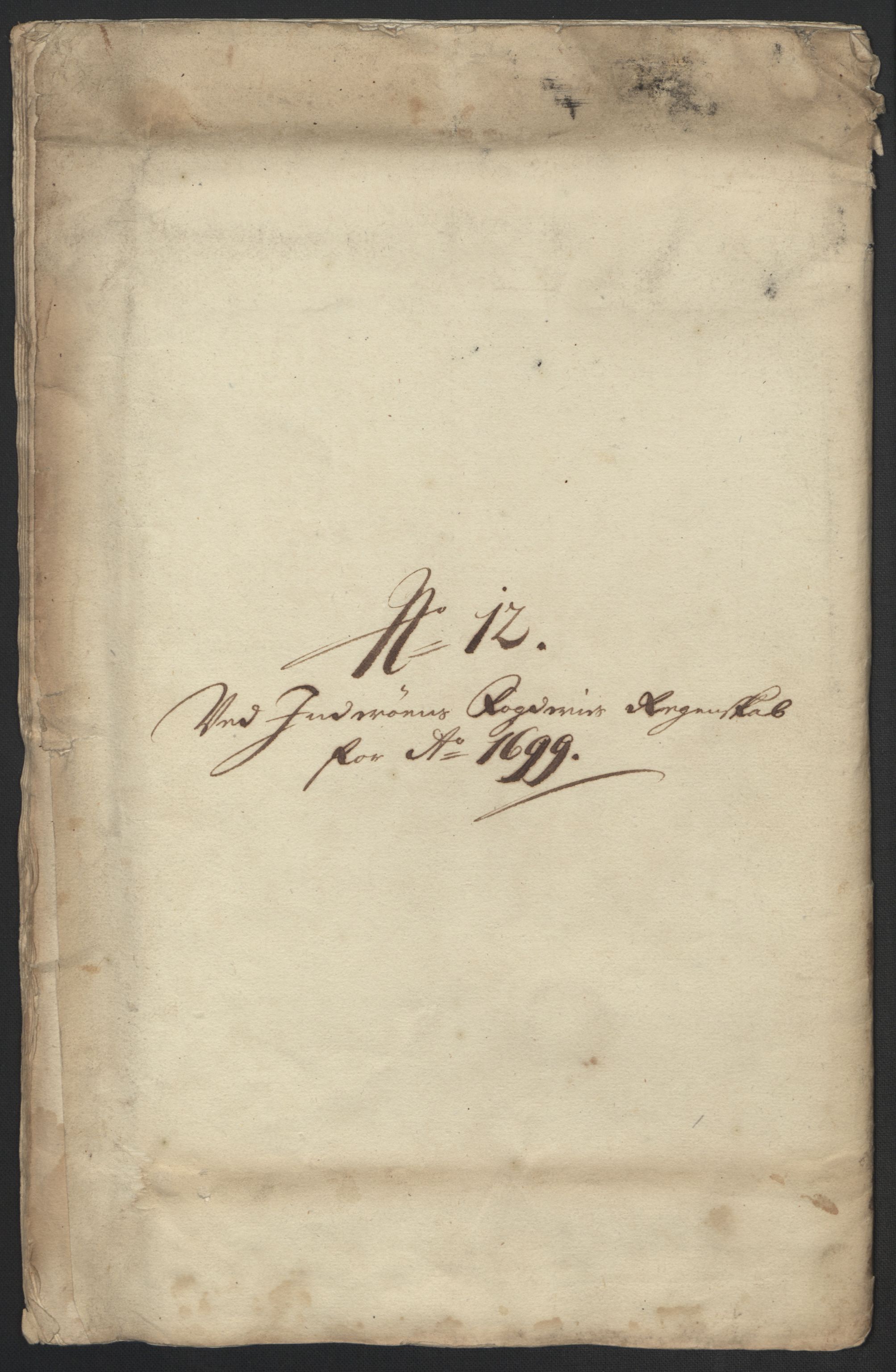 Rentekammeret inntil 1814, Reviderte regnskaper, Fogderegnskap, RA/EA-4092/R63/L4310: Fogderegnskap Inderøy, 1698-1699, p. 391