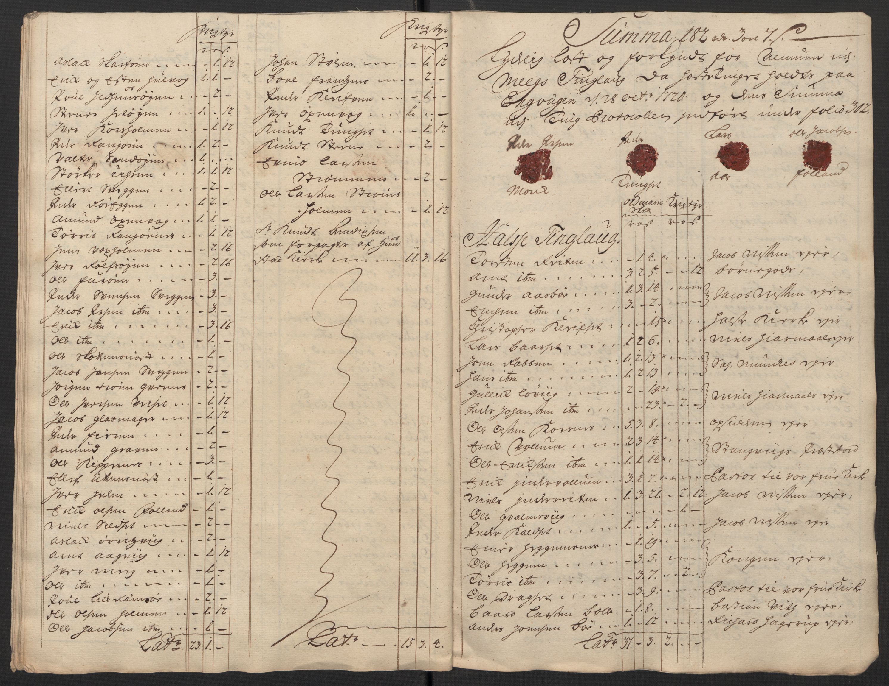 Rentekammeret inntil 1814, Reviderte regnskaper, Fogderegnskap, RA/EA-4092/R56/L3753: Fogderegnskap Nordmøre, 1720, p. 536