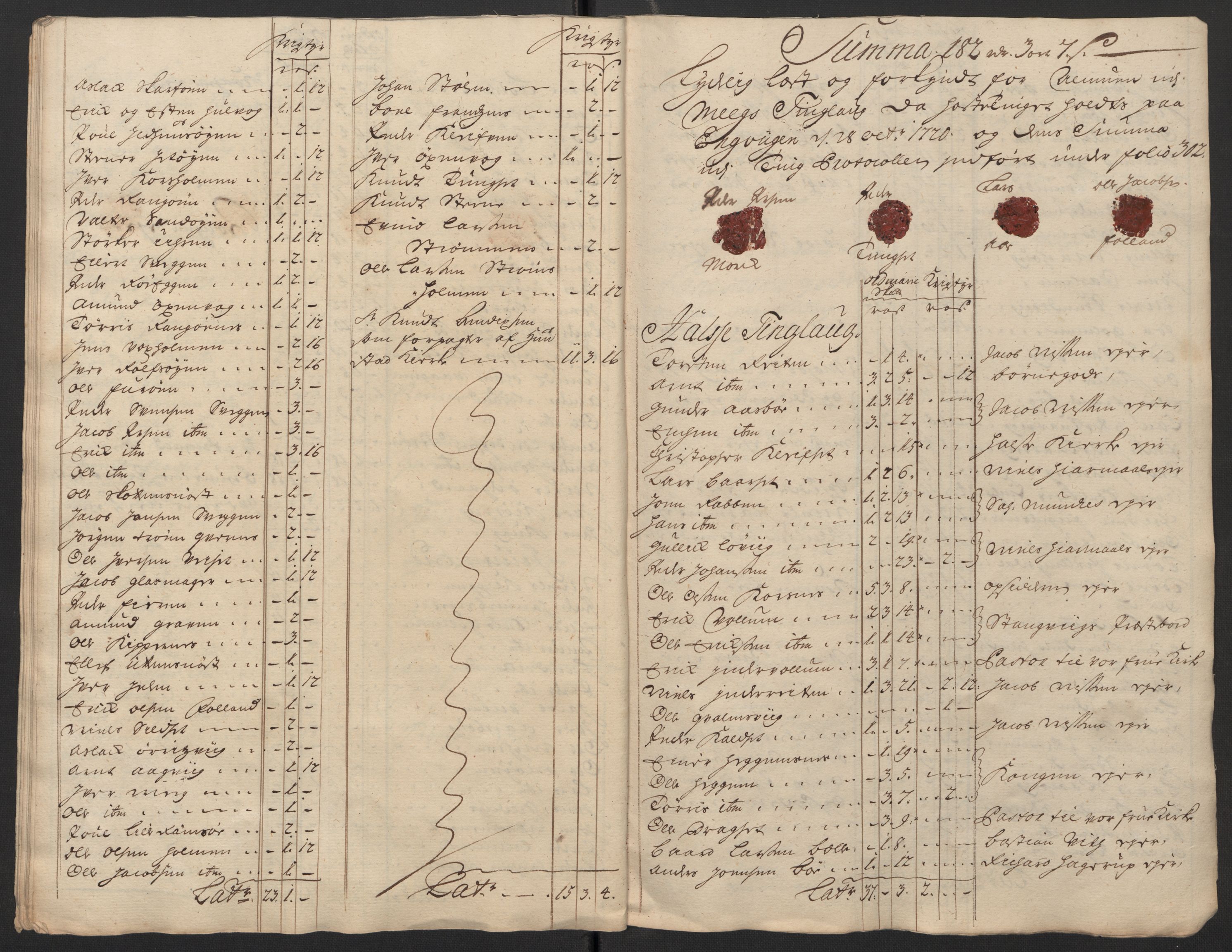 Rentekammeret inntil 1814, Reviderte regnskaper, Fogderegnskap, AV/RA-EA-4092/R56/L3753: Fogderegnskap Nordmøre, 1720, p. 536