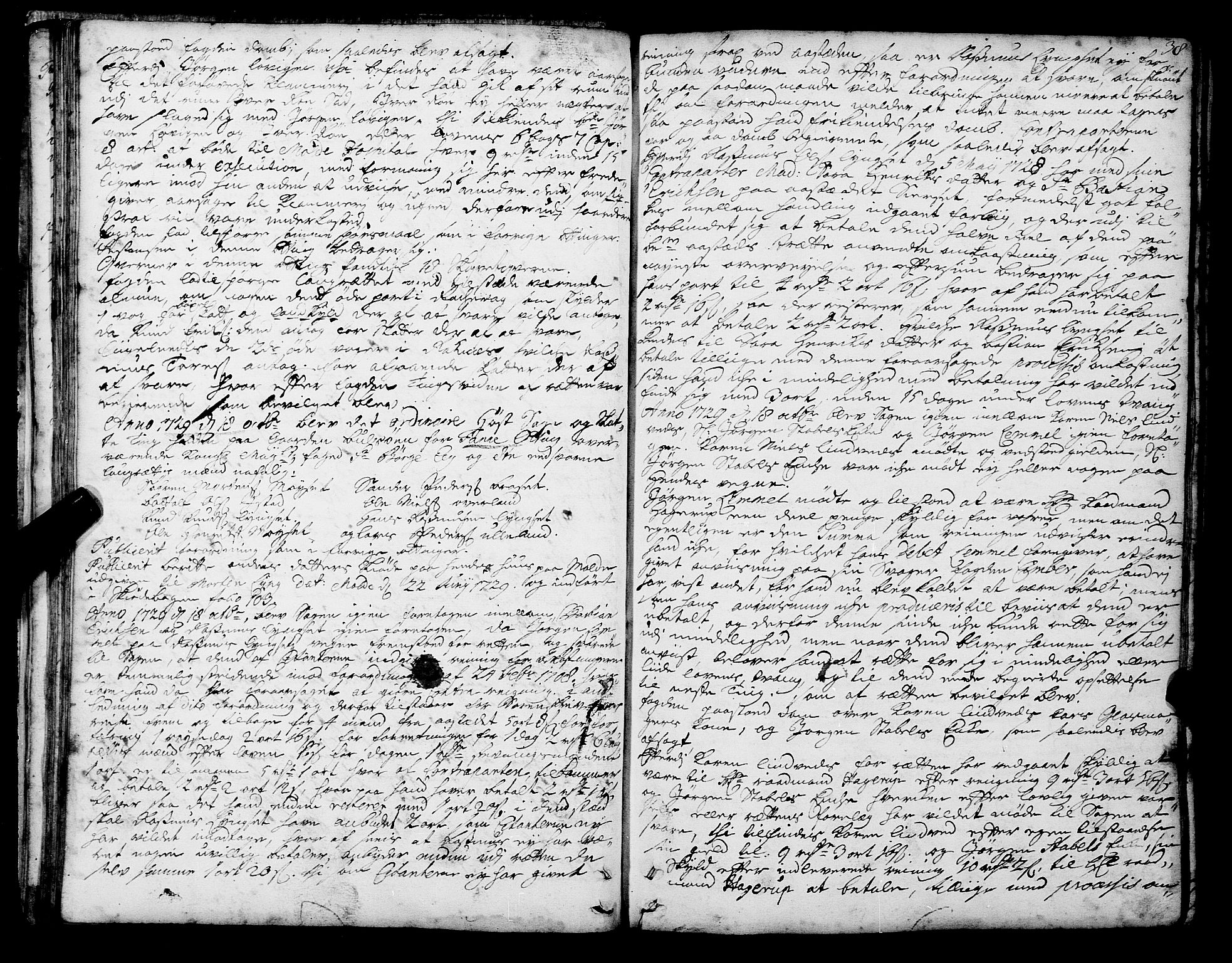Romsdal sorenskriveri, SAT/A-4149/1/1/1A/L0010: Tingbok, 1728-1732, p. 38