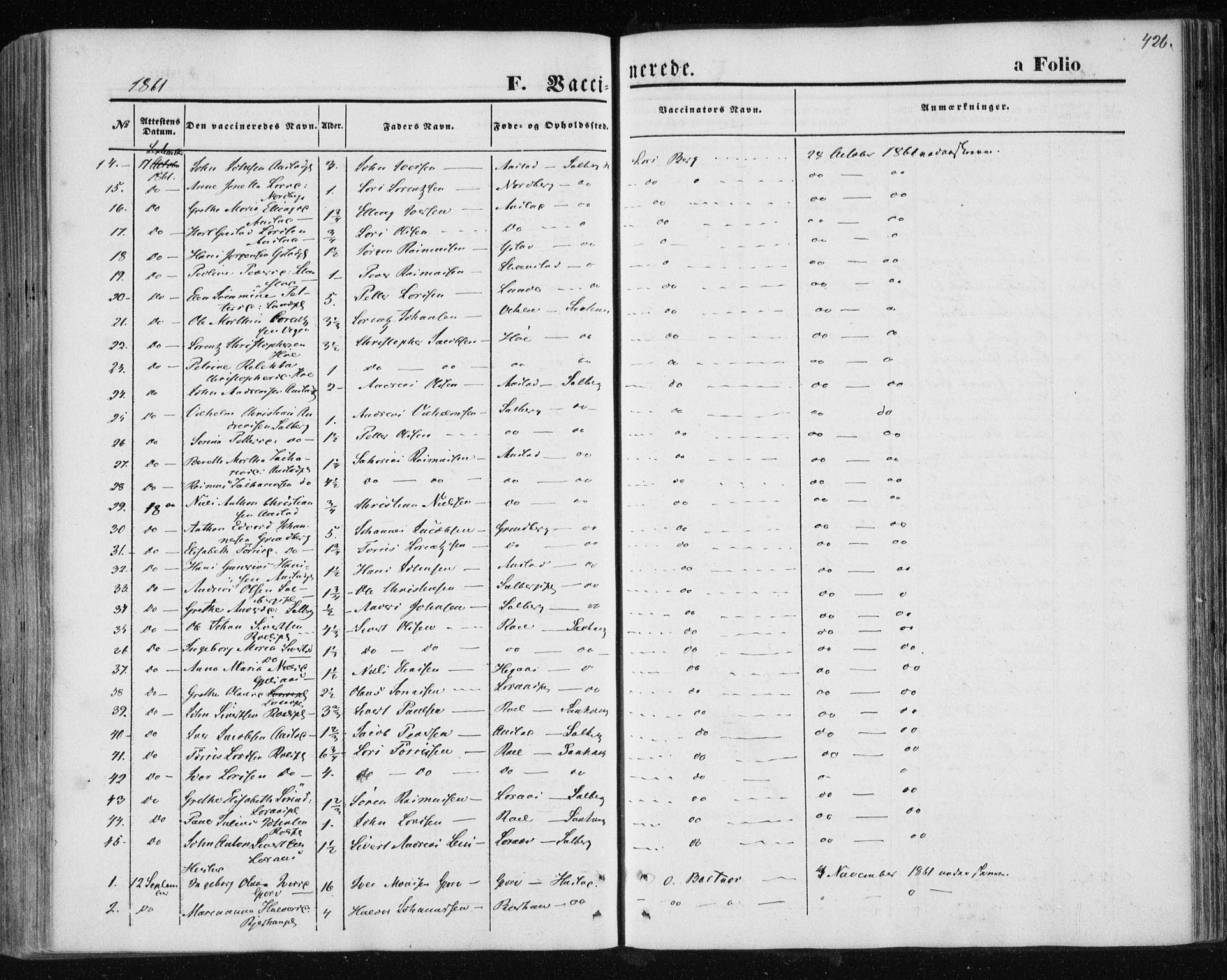 Ministerialprotokoller, klokkerbøker og fødselsregistre - Nord-Trøndelag, SAT/A-1458/730/L0283: Parish register (official) no. 730A08, 1855-1865, p. 426