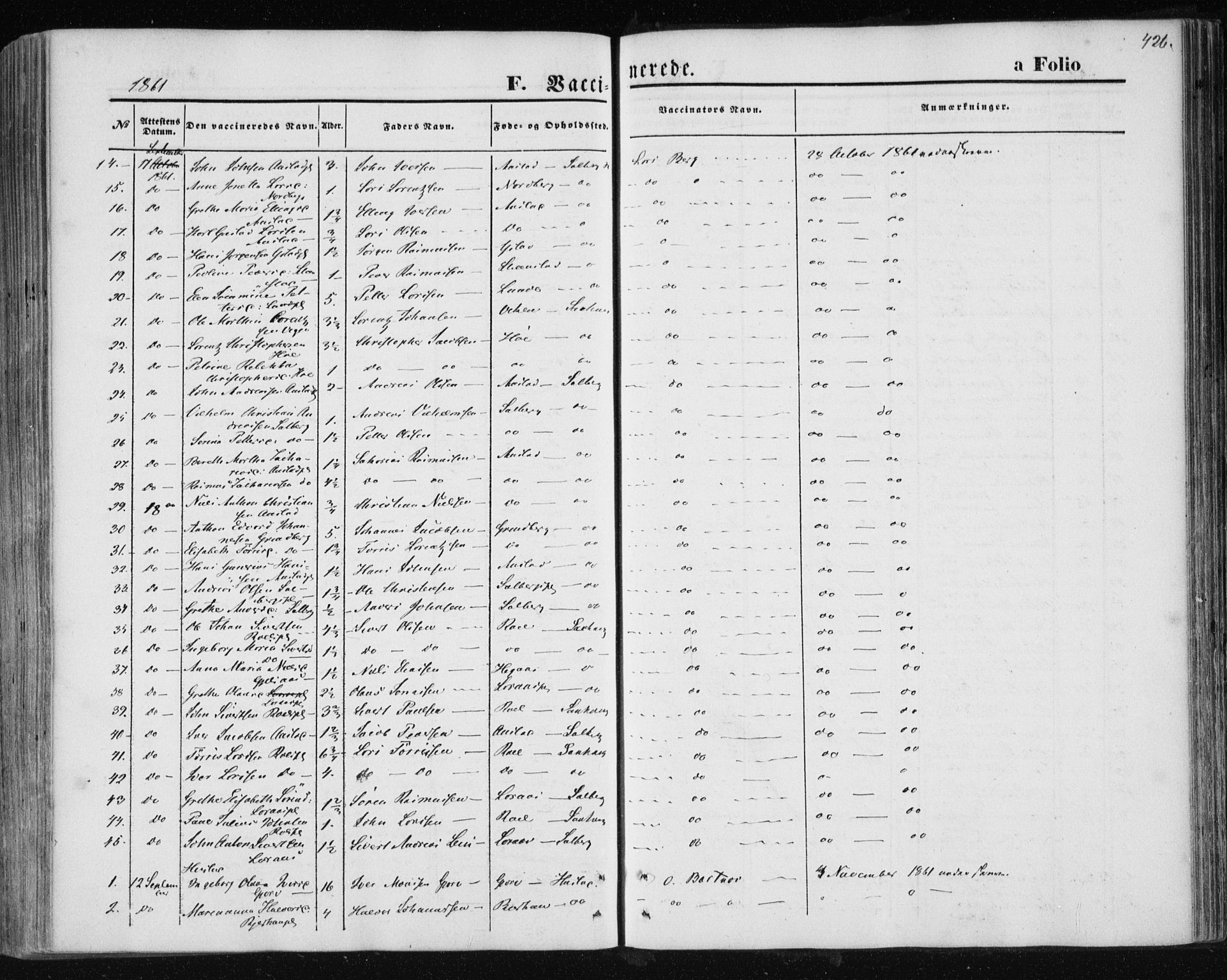 Ministerialprotokoller, klokkerbøker og fødselsregistre - Nord-Trøndelag, AV/SAT-A-1458/730/L0283: Parish register (official) no. 730A08, 1855-1865, p. 426