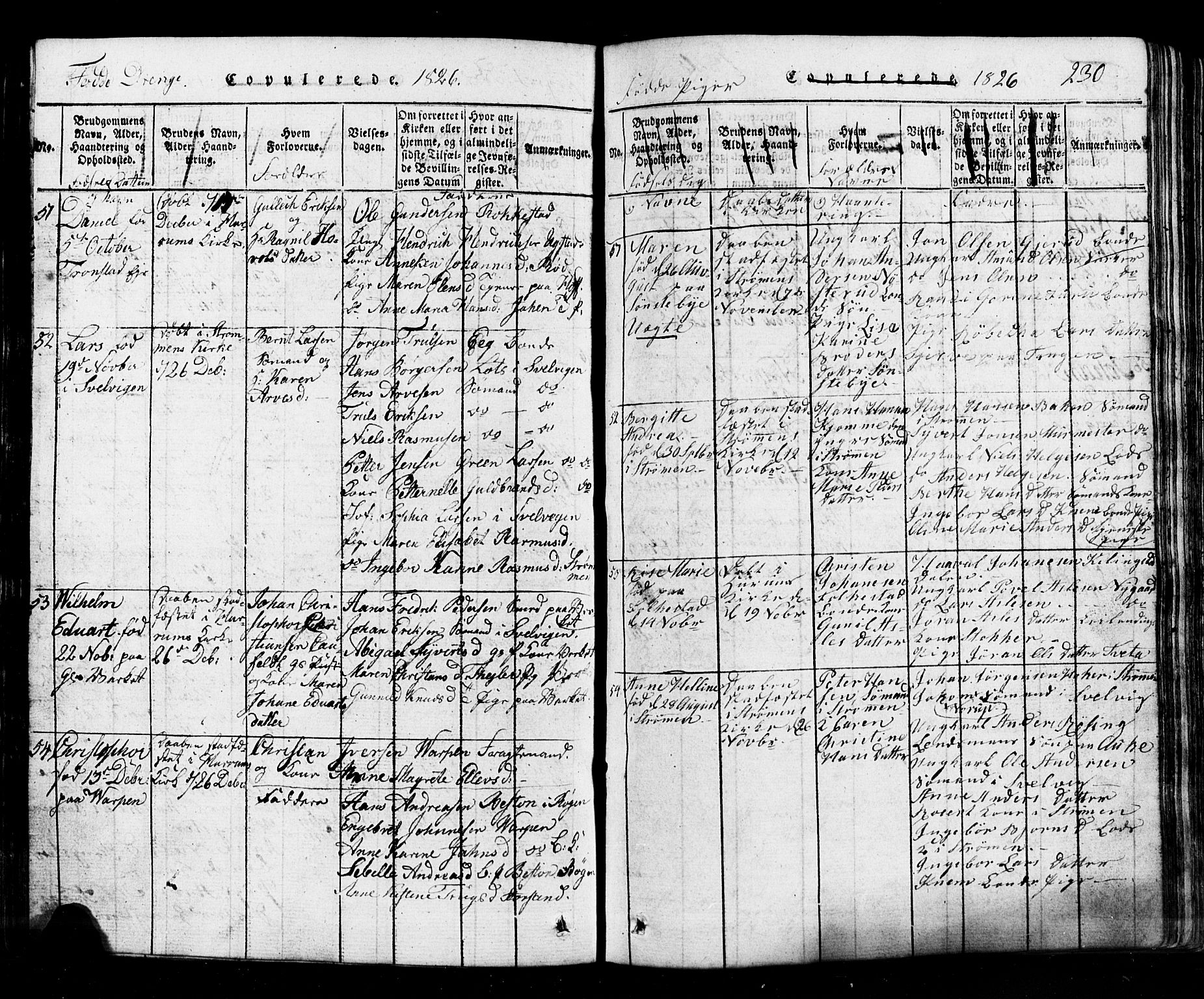 Hurum kirkebøker, AV/SAKO-A-229/G/Ga/L0001: Parish register (copy) no. I 1, 1816-1826, p. 230