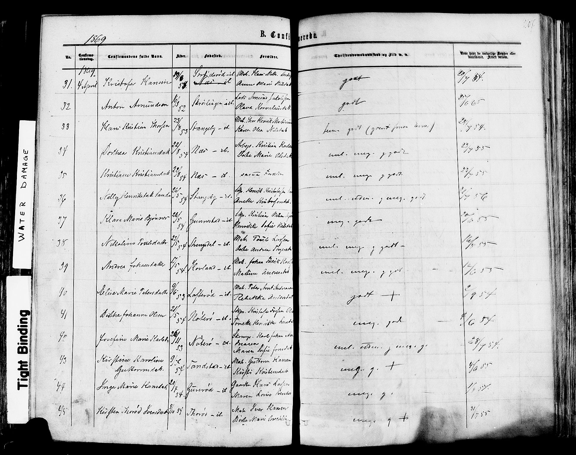 Nøtterøy kirkebøker, SAKO/A-354/F/Fa/L0007: Parish register (official) no. I 7, 1865-1877, p. 207
