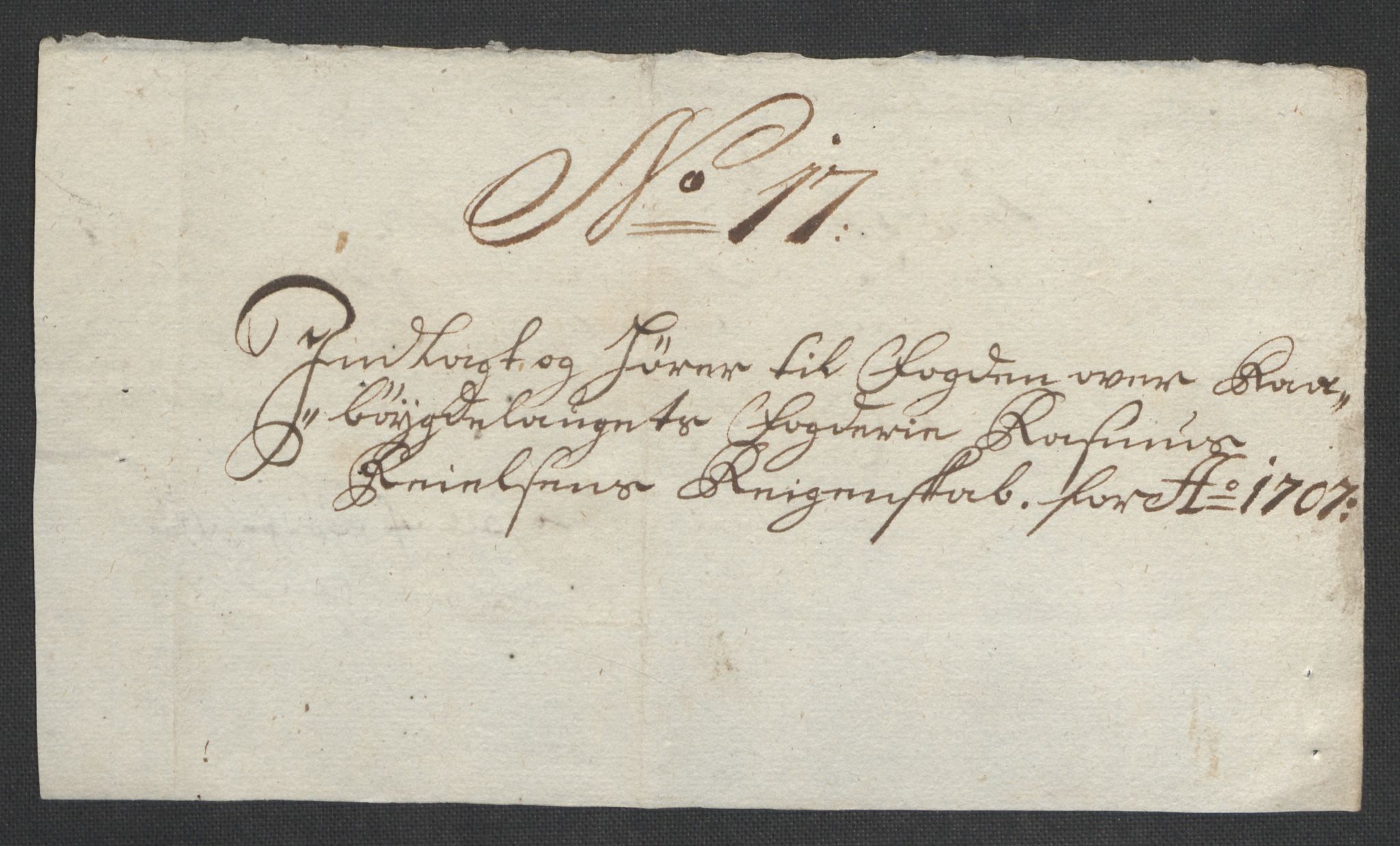 Rentekammeret inntil 1814, Reviderte regnskaper, Fogderegnskap, RA/EA-4092/R40/L2448: Fogderegnskap Råbyggelag, 1706-1708, p. 234