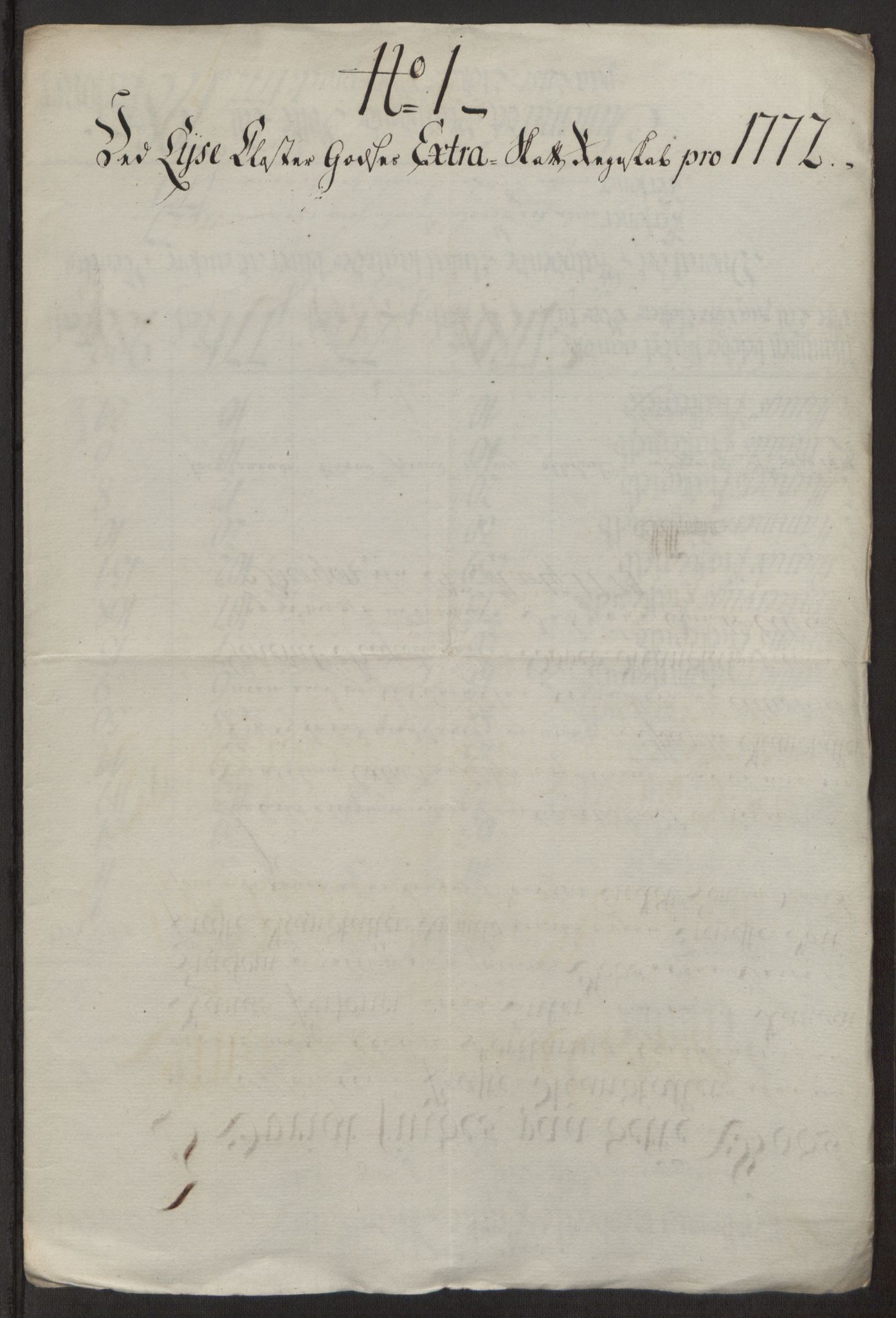 Rentekammeret inntil 1814, Reviderte regnskaper, Fogderegnskap, RA/EA-4092/R50/L3180: Ekstraskatten Lyse kloster, 1762-1783, p. 272