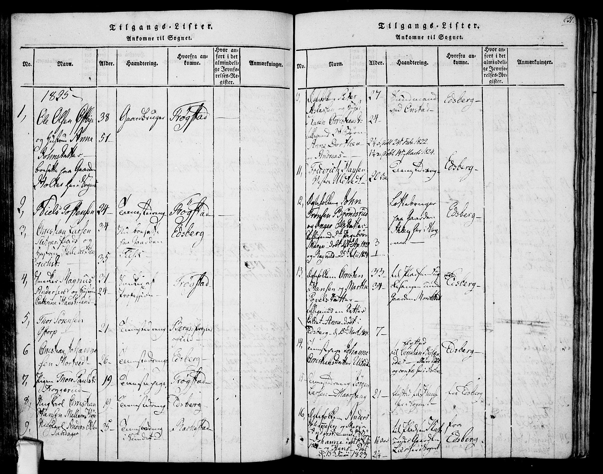 Askim prestekontor Kirkebøker, AV/SAO-A-10900/F/Fa/L0004: Parish register (official) no. 4, 1817-1846, p. 630-631