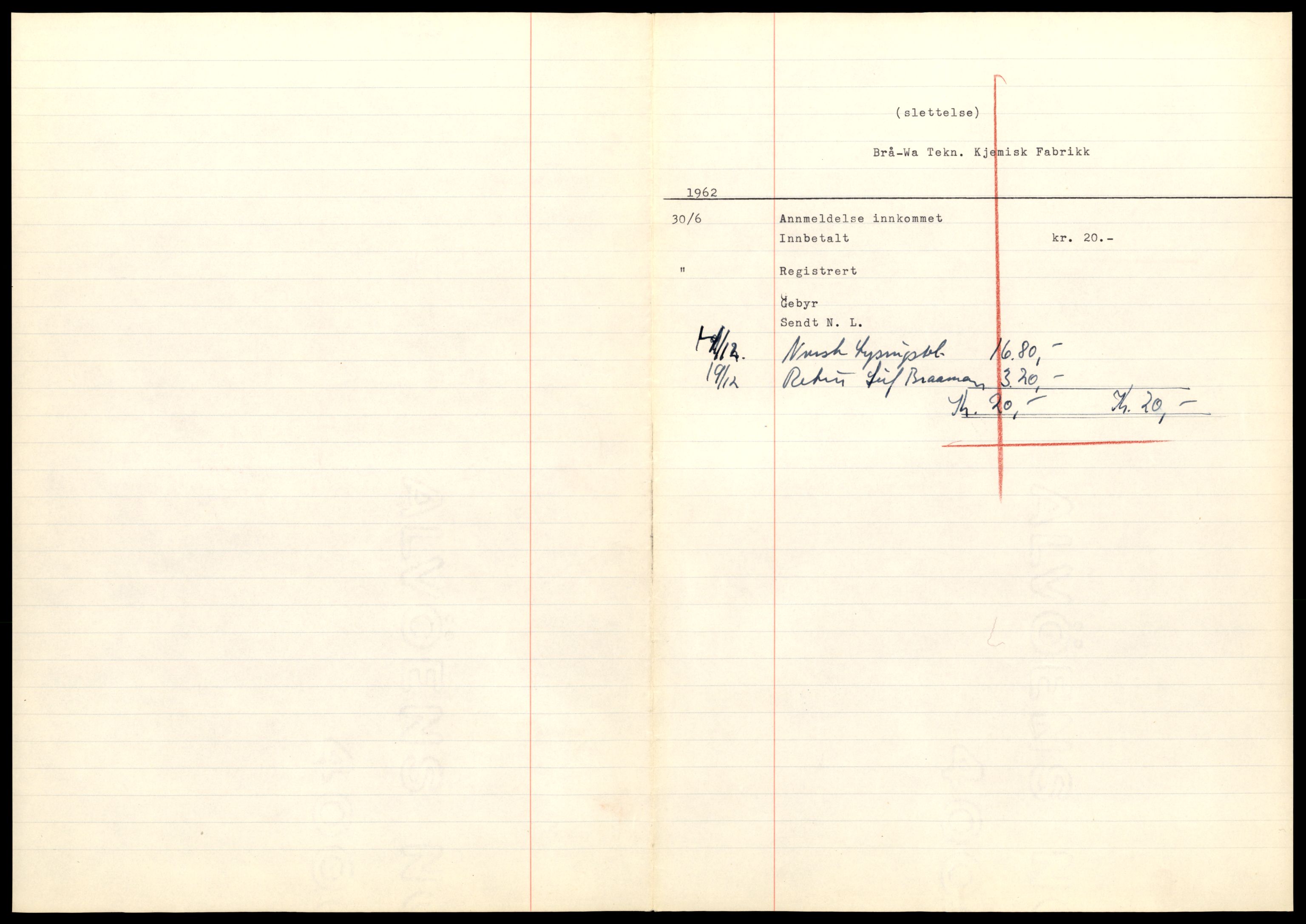 Ytre Follo tingrett, AV/SAT-A-10177/K/Kb/Kbb/L0002: Enkeltmannsforetak og aksjeselskap, Ba - Bol, 1891-1989, p. 1