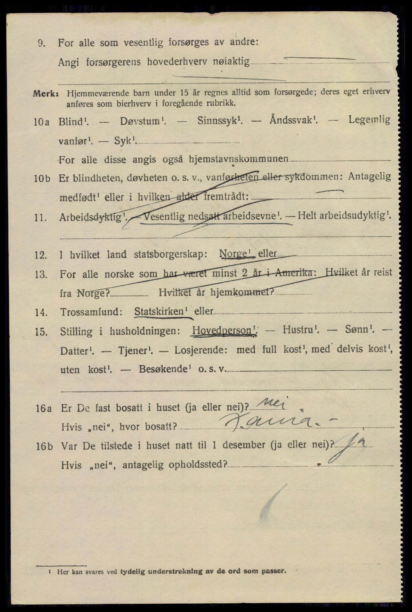 SAO, 1920 census for Drøbak, 1920, p. 4064