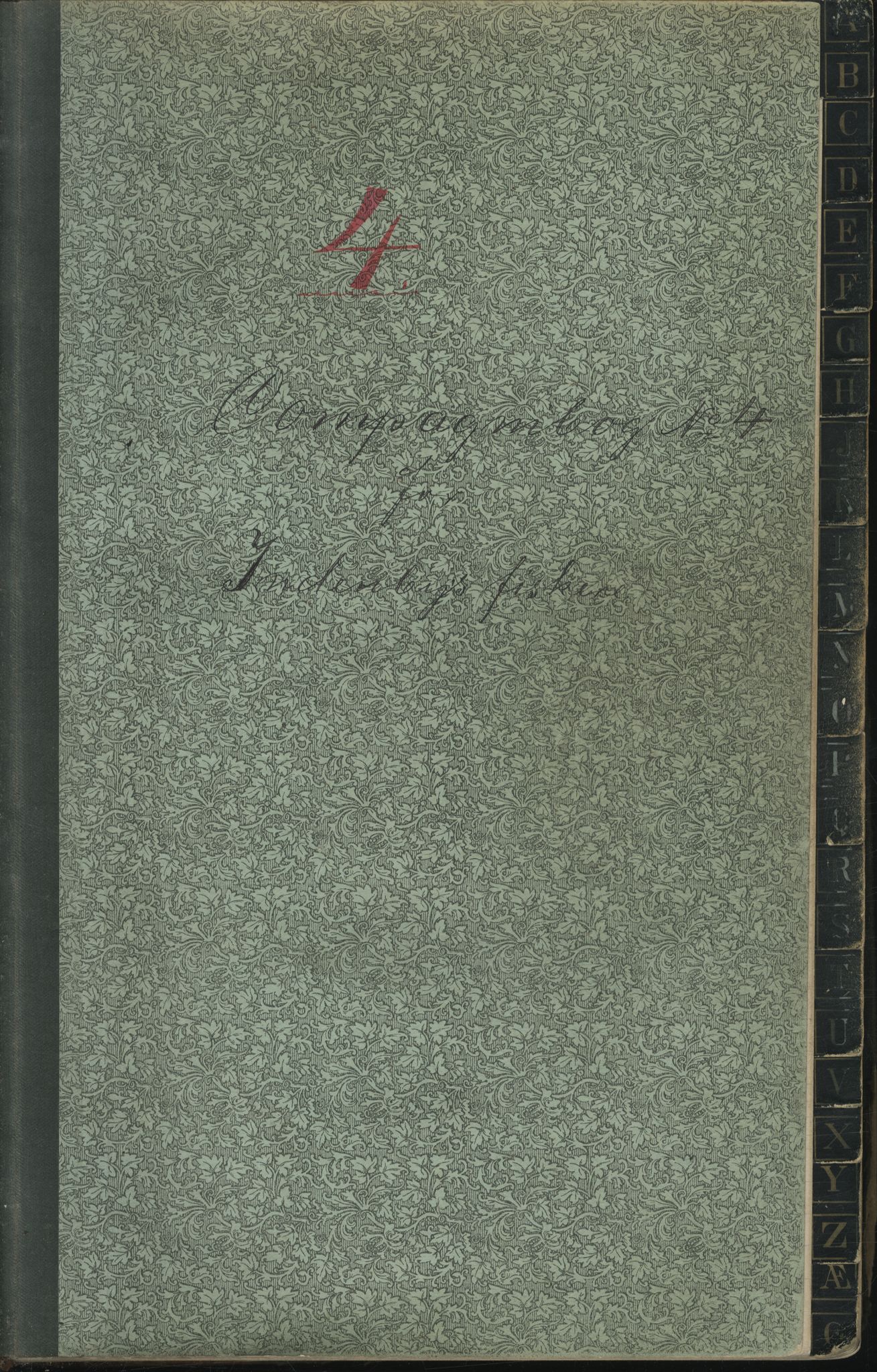 Brodtkorb handel A/S, VAMU/A-0001/F/Fa/L0007/0002: Kompanibøker. Innenbys / Compagnibog No 4 for Indenbyes Fiskere , 1898-1900