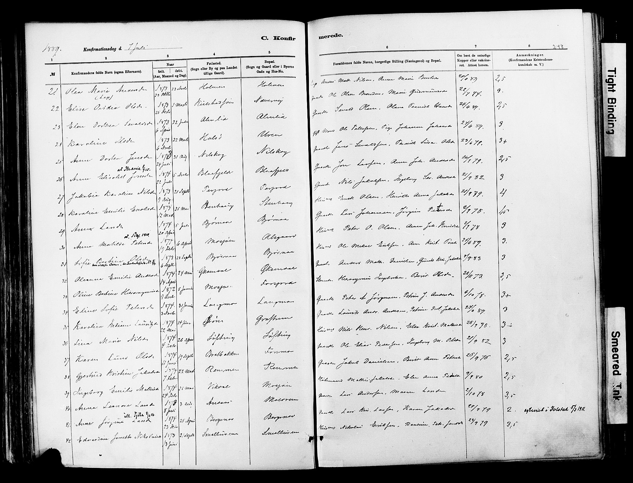 Ministerialprotokoller, klokkerbøker og fødselsregistre - Nordland, AV/SAT-A-1459/820/L0295: Parish register (official) no. 820A16, 1880-1896, p. 218