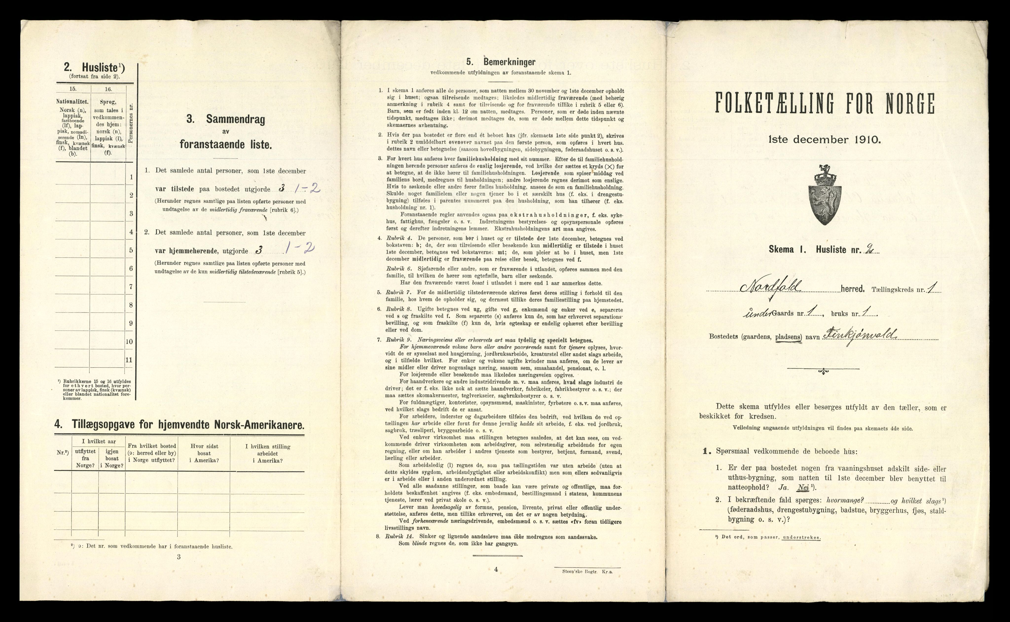 RA, 1910 census for Nordfold, 1910, p. 28