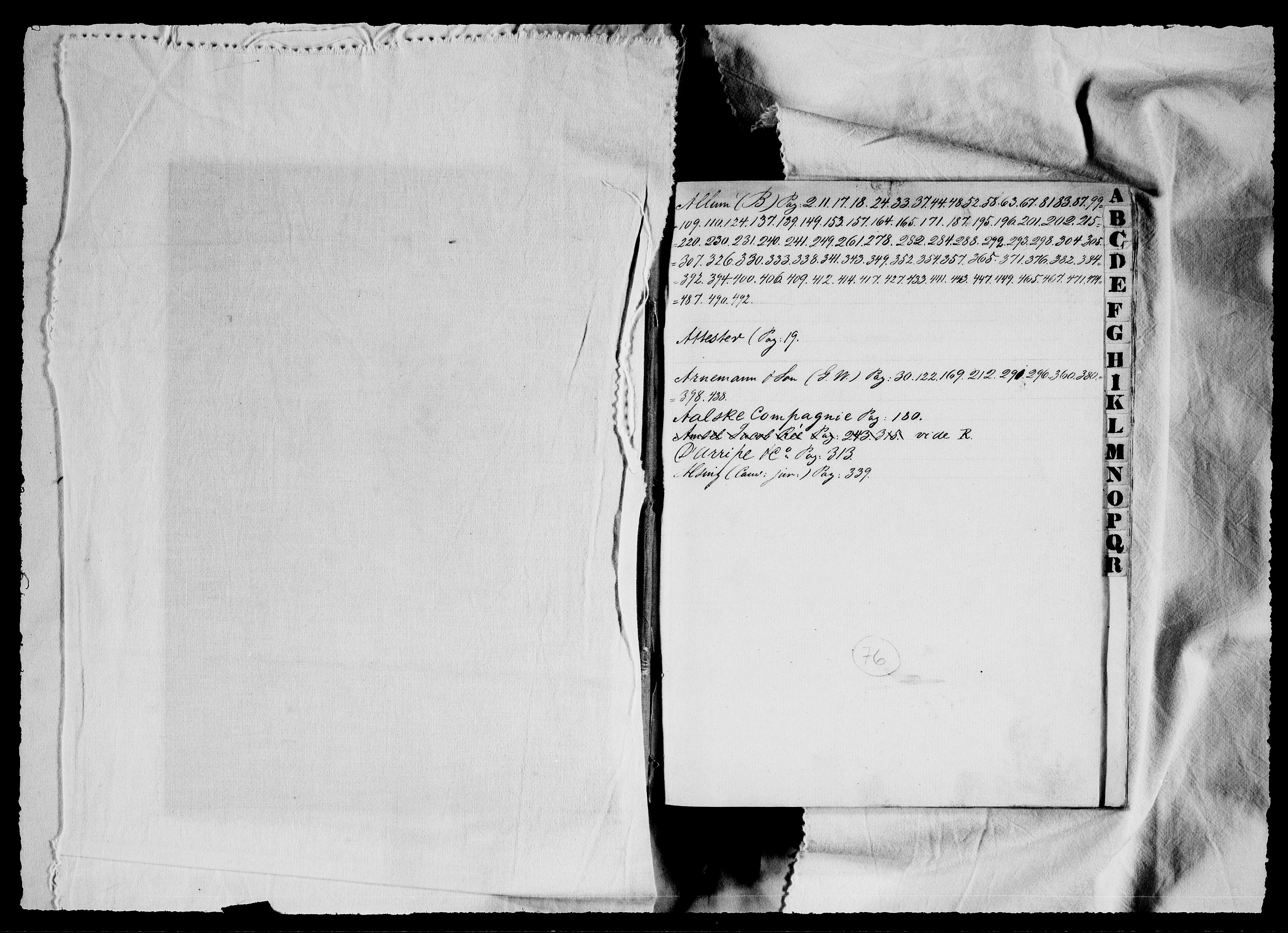 Modums Blaafarveværk, RA/PA-0157/G/Gb/L0076/0001: -- / Kopibok, ført ved Bokholderkontoret, 1838-1839, p. 2