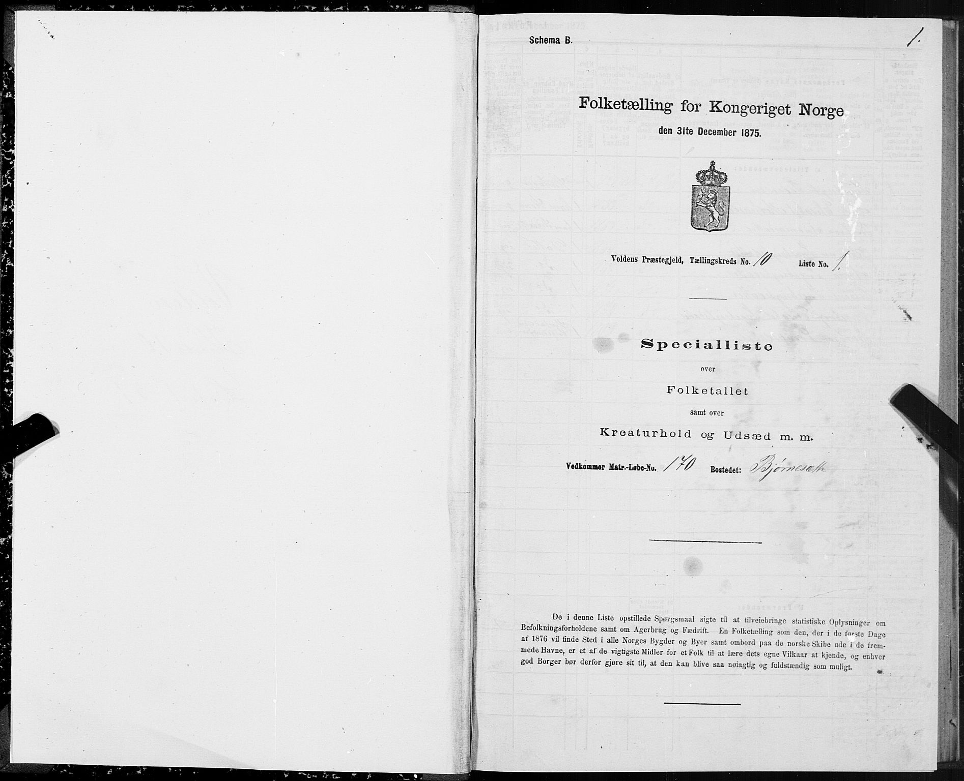 SAT, 1875 census for 1519P Volda, 1875, p. 6001