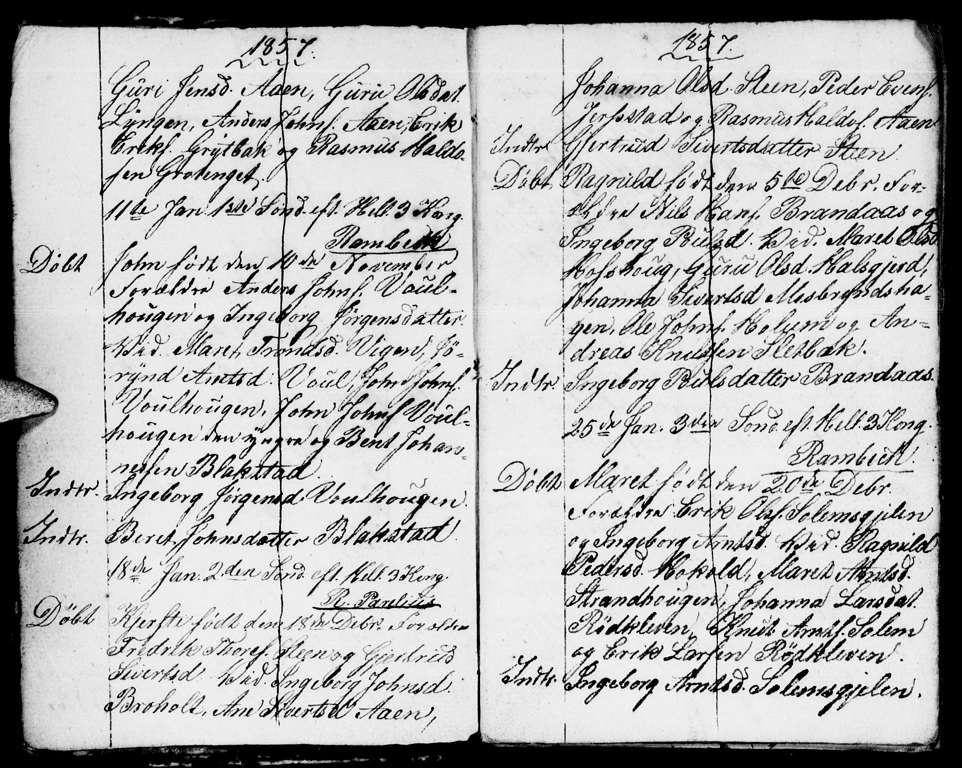 Meldal sokneprestkontor, AV/SAT-A-1123/1/I/I1/I1f/L0008: Parish register draft no. 672I1F, 1827-1866