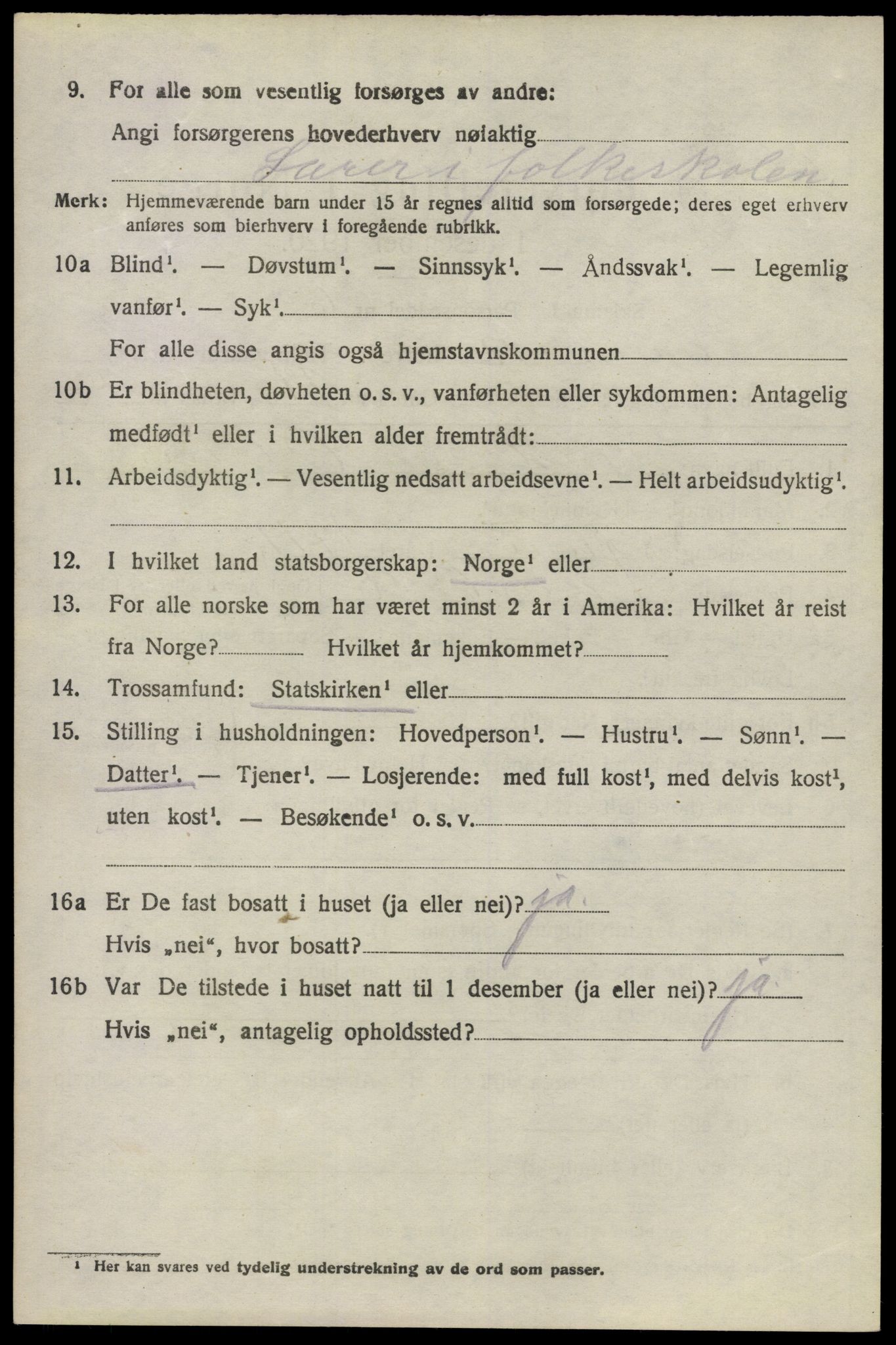 SAO, 1920 census for Enebakk, 1920, p. 2742