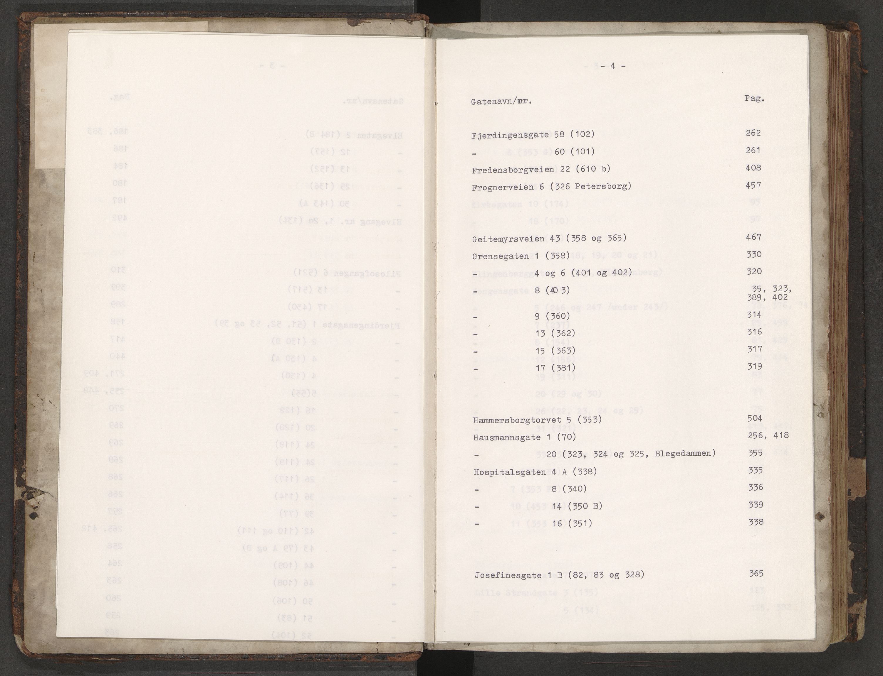 Norges brannkasse, branntakster Oslo, AV/SAO-A-11402/F/Fa/L0002: Branntakstprotokoll, 1807-1817