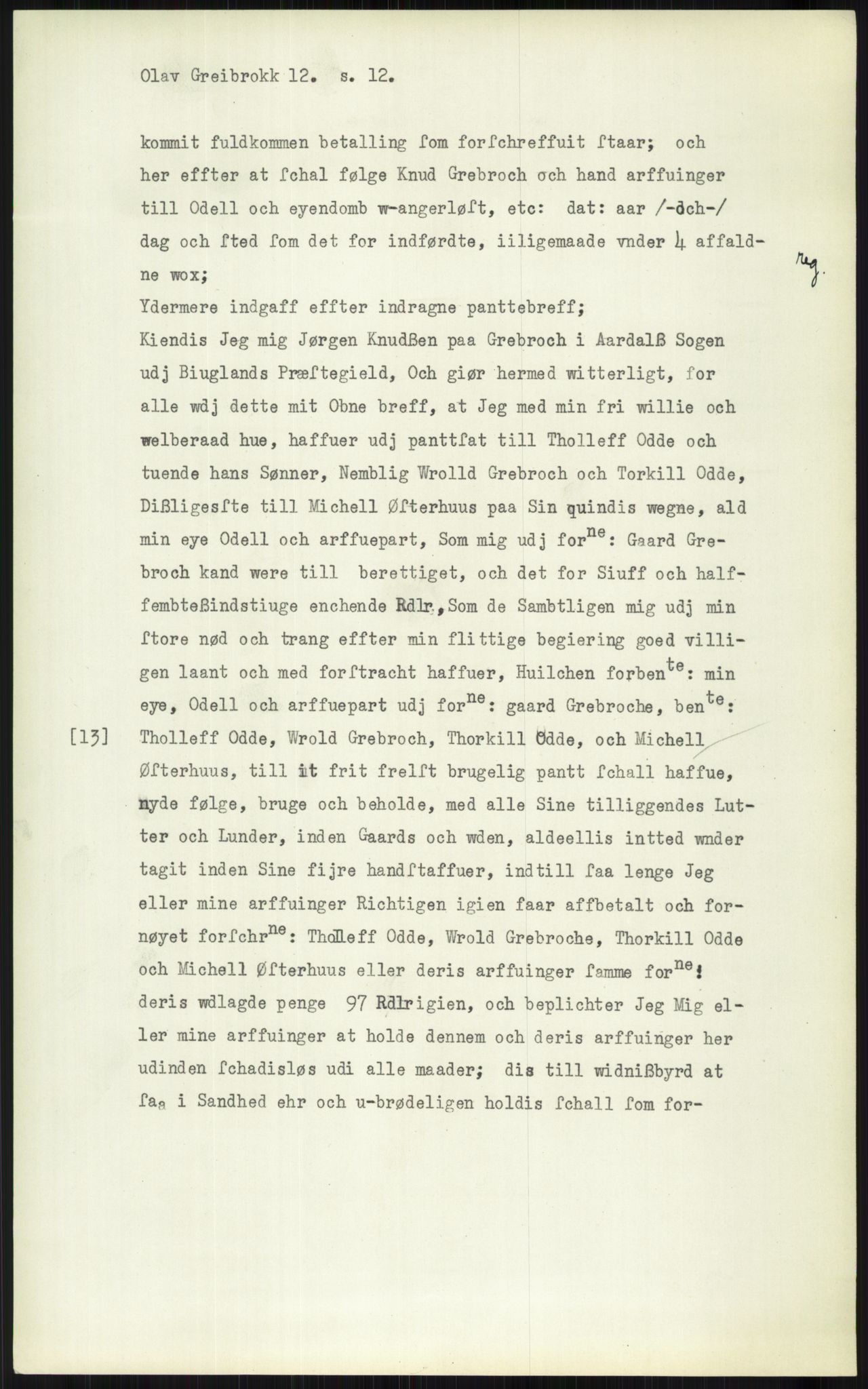 Samlinger til kildeutgivelse, Diplomavskriftsamlingen, AV/RA-EA-4053/H/Ha, p. 1506