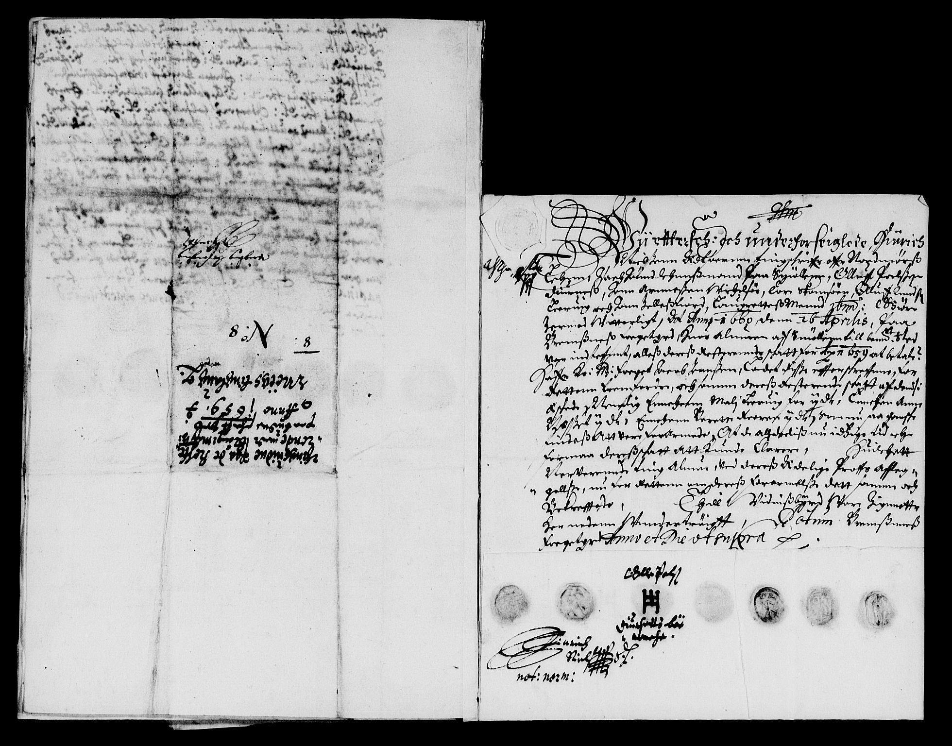 Rentekammeret inntil 1814, Reviderte regnskaper, Lensregnskaper, AV/RA-EA-5023/R/Rb/Rbw/L0138: Trondheim len, 1658-1660