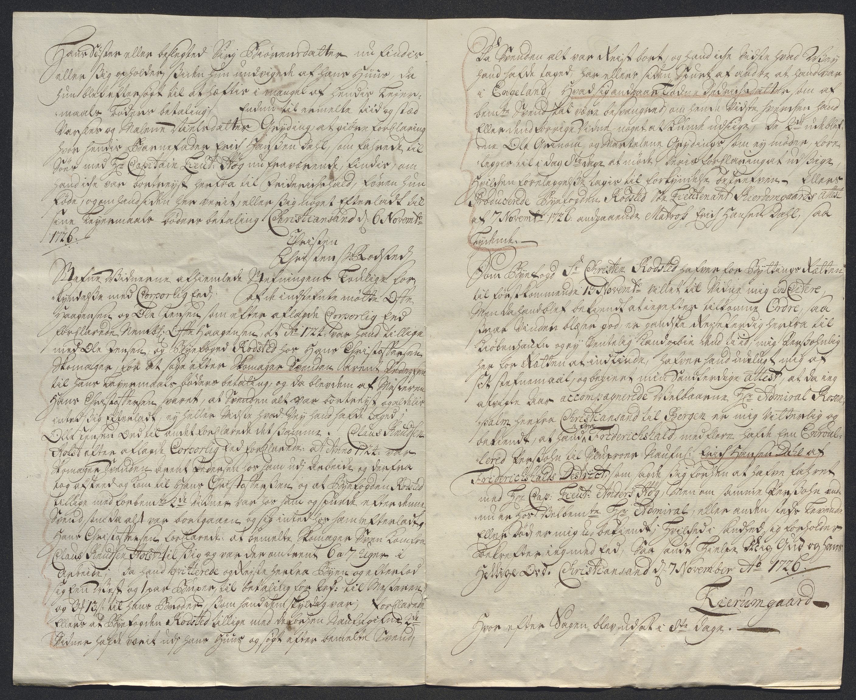 Rentekammeret inntil 1814, Reviderte regnskaper, Byregnskaper, AV/RA-EA-4066/R/Rm/L0286: [M19] Sikt og sakefall, 1719-1727, p. 502