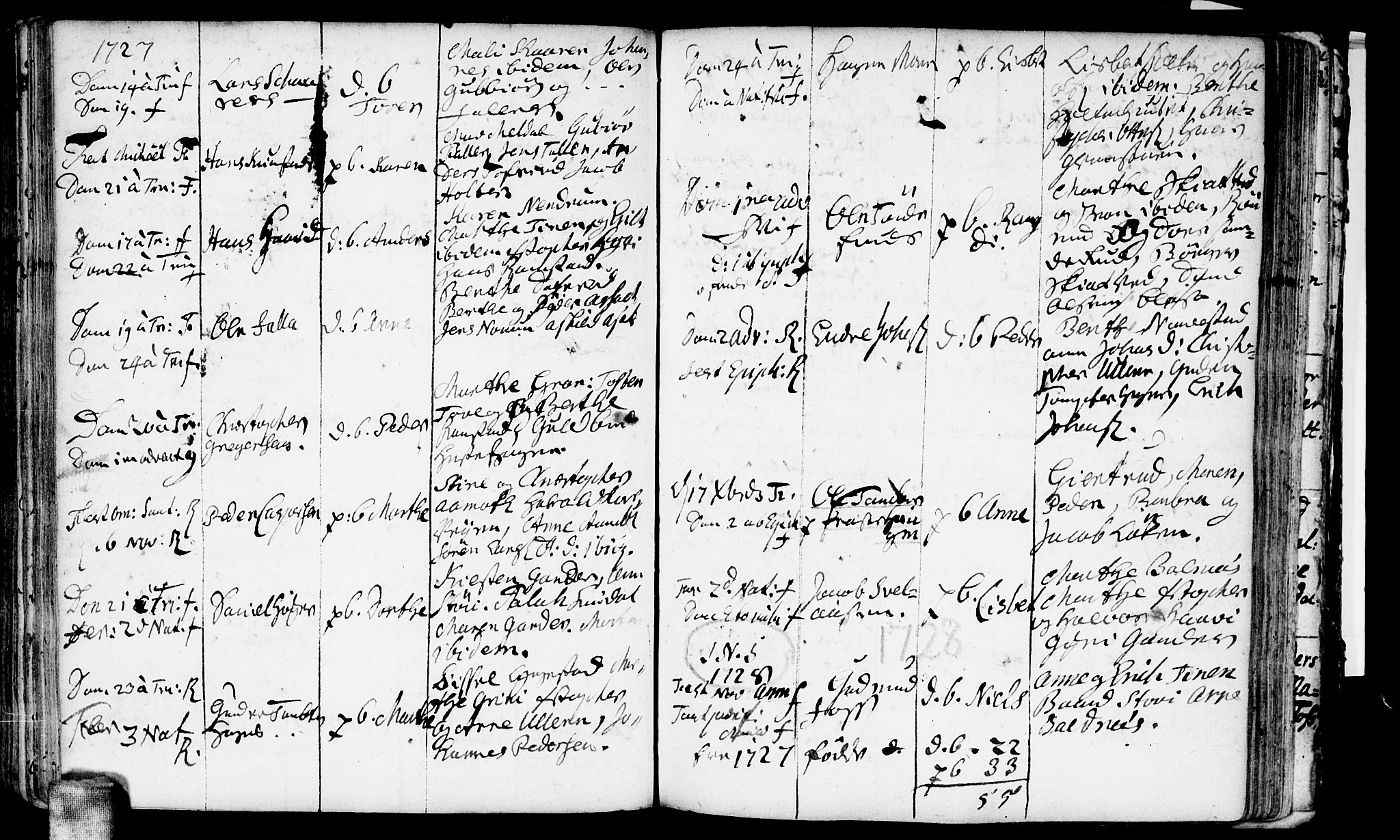 Fet prestekontor Kirkebøker, AV/SAO-A-10370a/F/Fa/L0001: Parish register (official) no. I 1, 1716-1751, p. 80