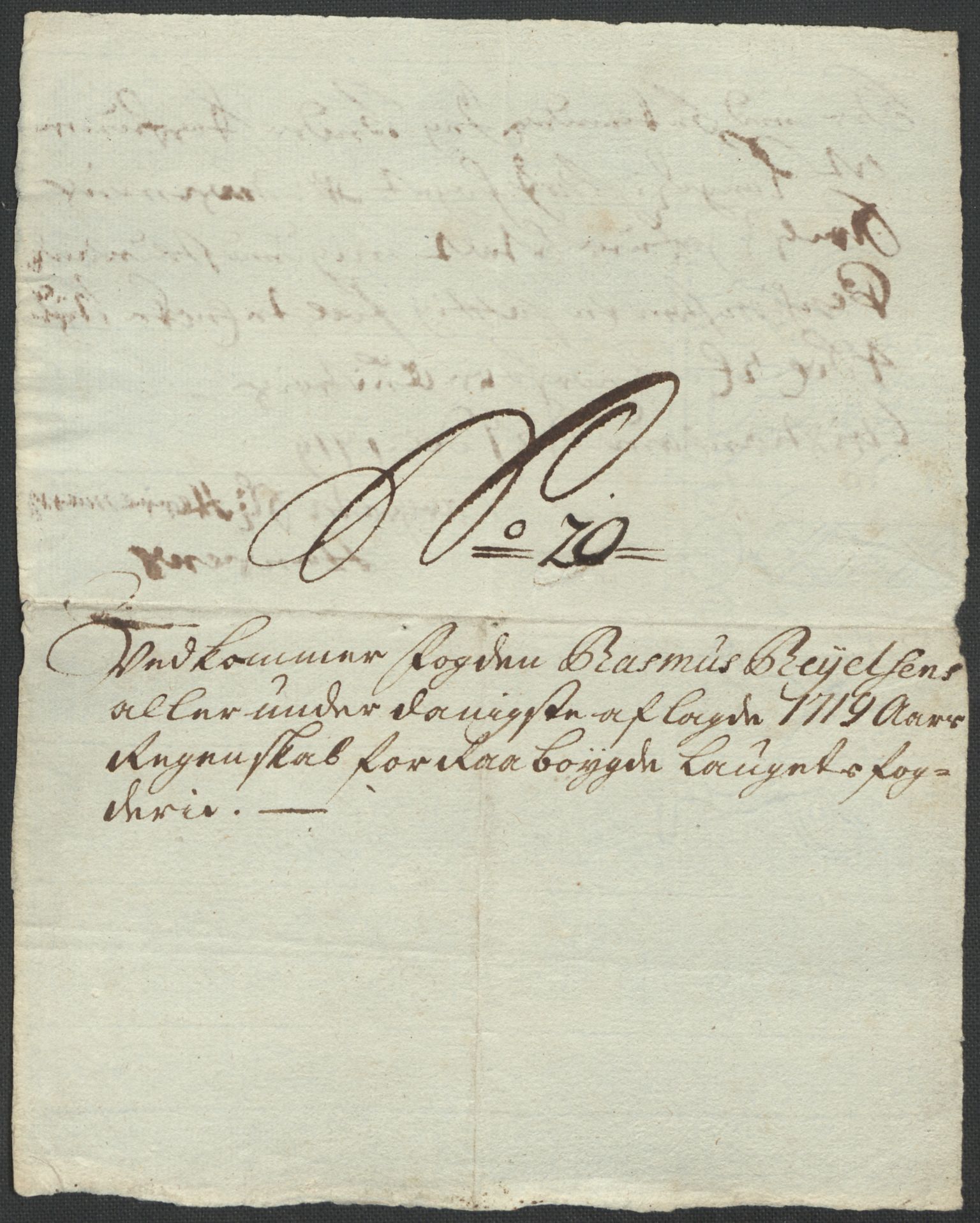 Rentekammeret inntil 1814, Reviderte regnskaper, Fogderegnskap, AV/RA-EA-4092/R40/L2453: Fogderegnskap Råbyggelag, 1718-1719, p. 382