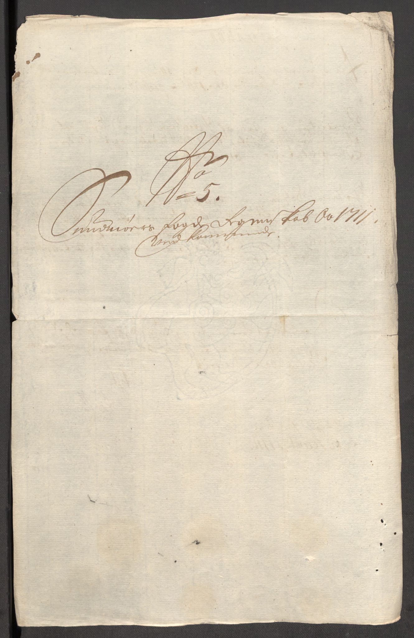 Rentekammeret inntil 1814, Reviderte regnskaper, Fogderegnskap, RA/EA-4092/R54/L3564: Fogderegnskap Sunnmøre, 1711, p. 118