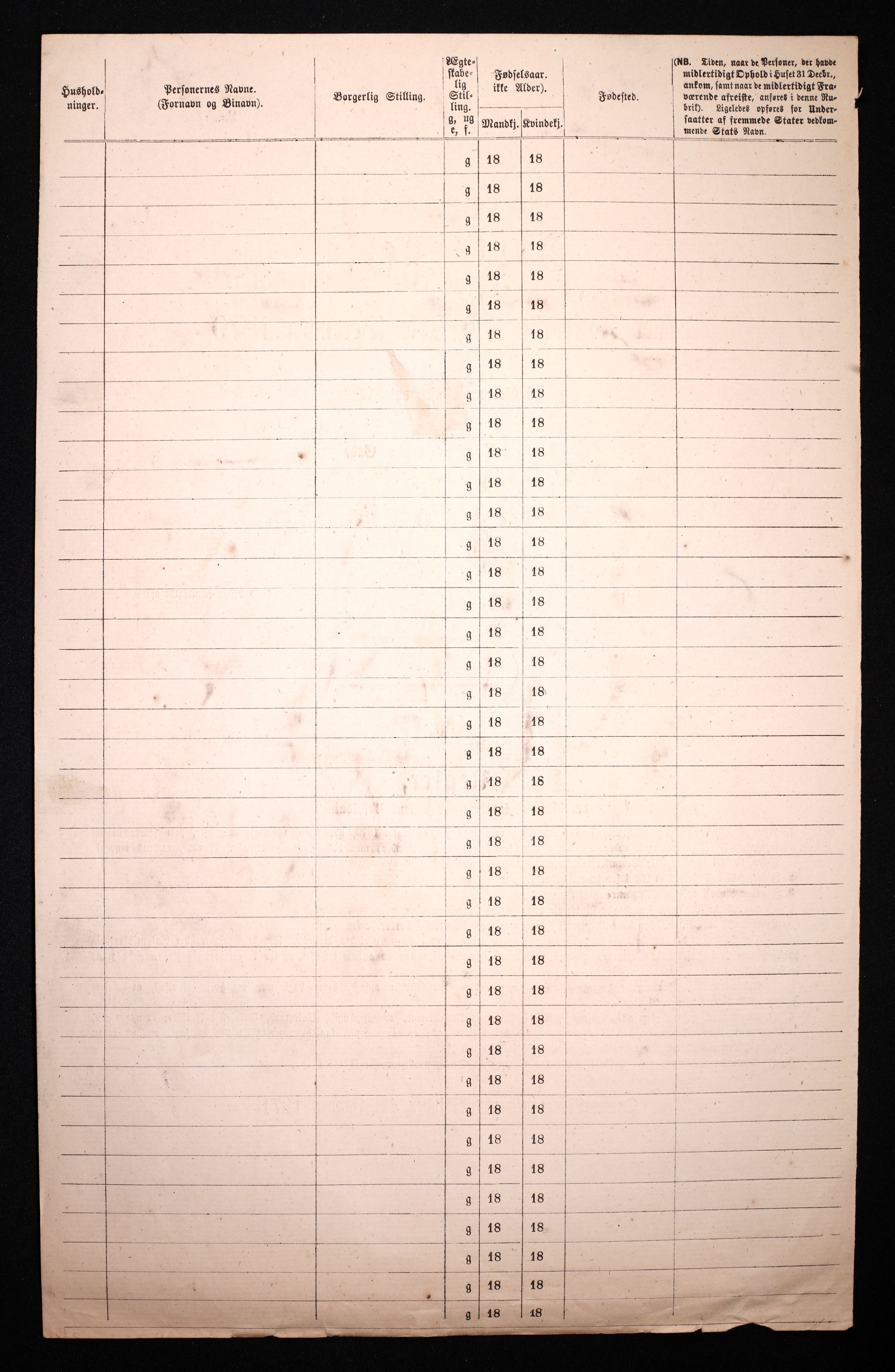 RA, 1870 census for 0301 Kristiania, 1870, p. 3320