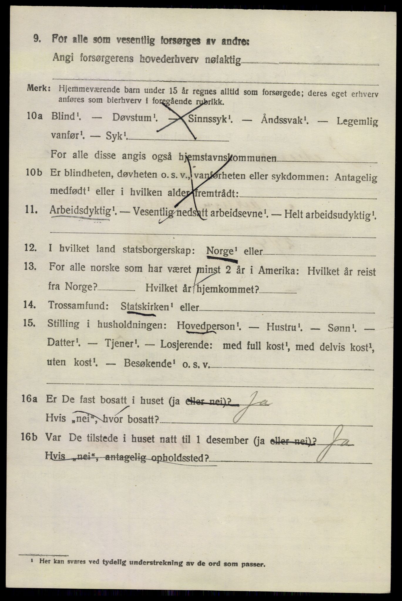 SAKO, 1920 census for Hedrum, 1920, p. 2554