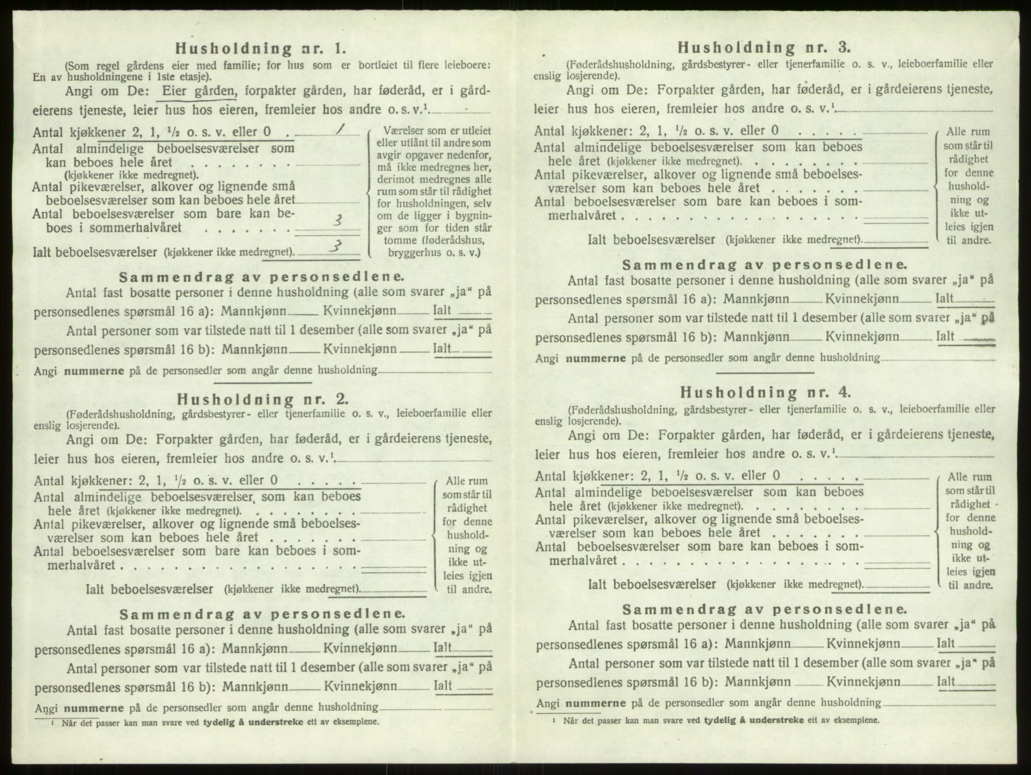 SAO, 1920 census for Skjeberg, 1920, p. 1138