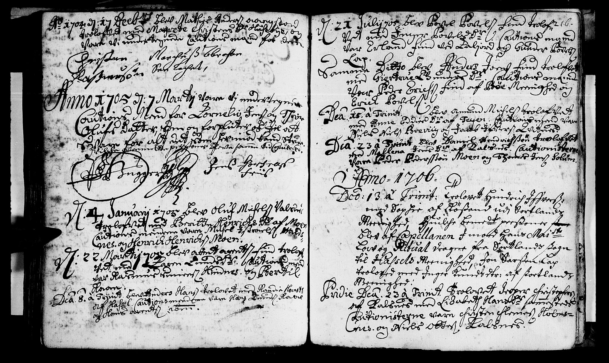 Ministerialprotokoller, klokkerbøker og fødselsregistre - Nordland, AV/SAT-A-1459/888/L1231: Parish register (official) no. 888A01 /1, 1693-1738, p. 216