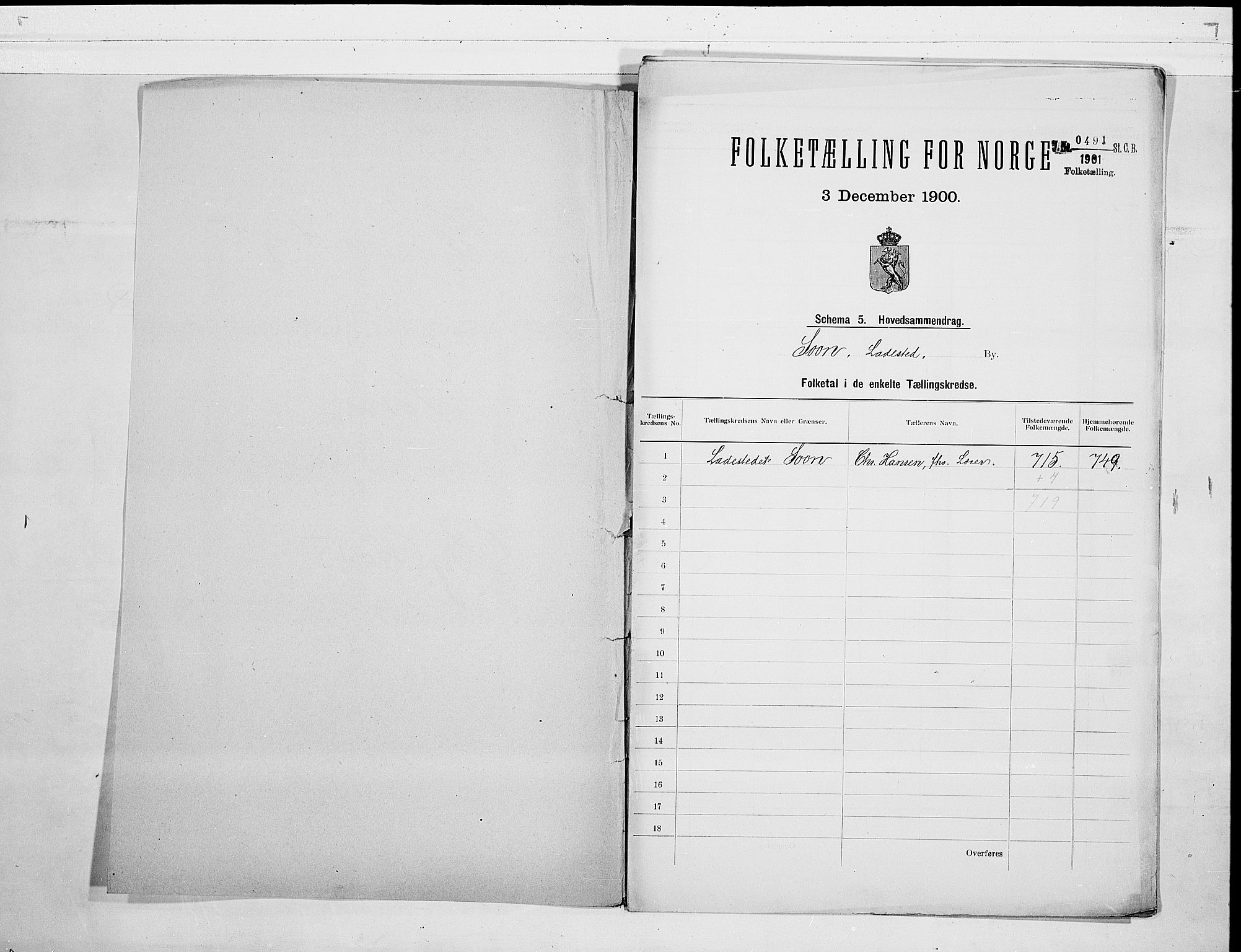 SAO, 1900 census for Son, 1900, p. 2