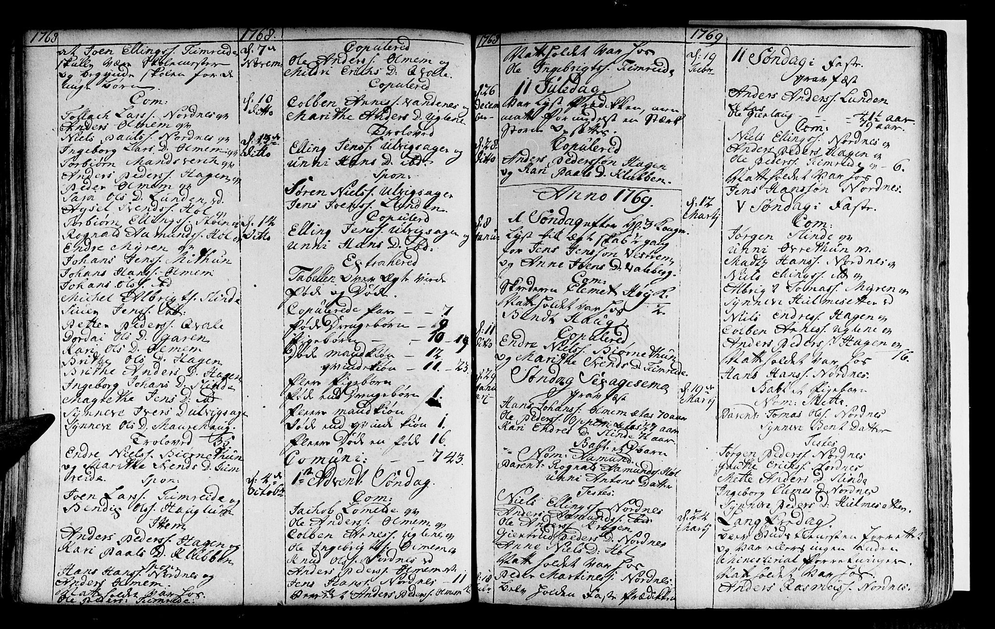 Sogndal sokneprestembete, AV/SAB-A-81301/H/Haa/Haaa/L0004: Parish register (official) no. A 4, 1747-1782