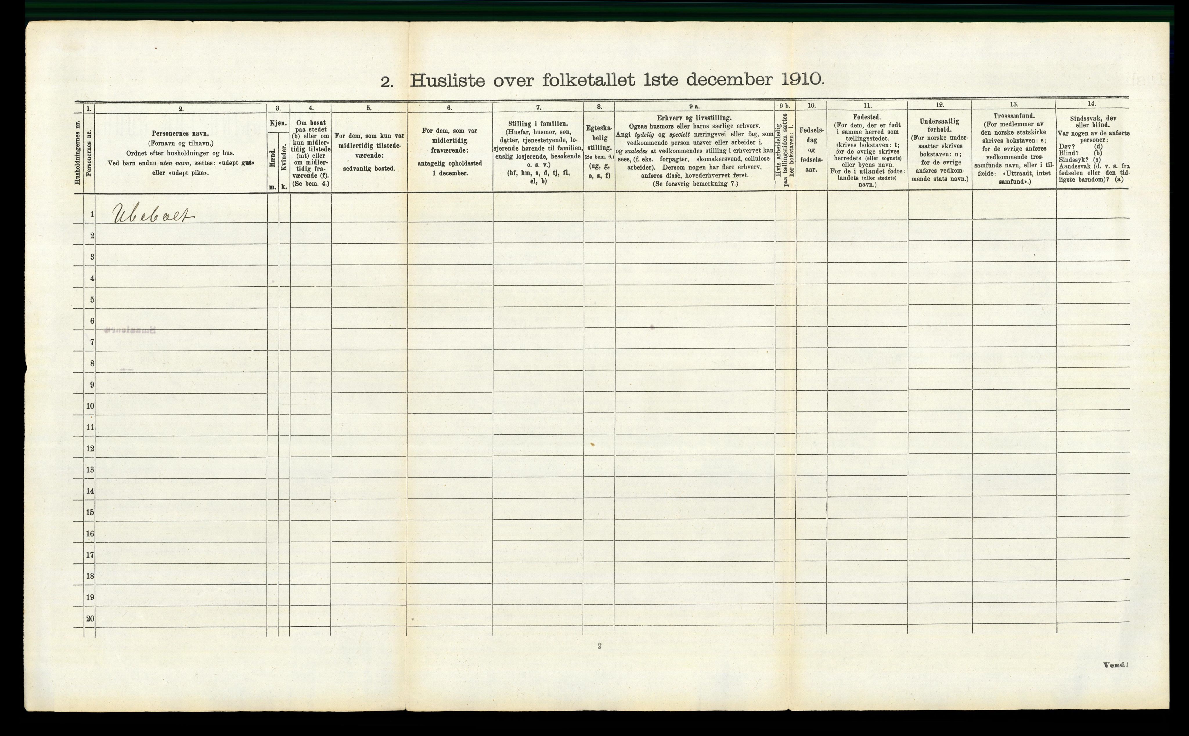 RA, 1910 census for Berg, 1910, p. 344