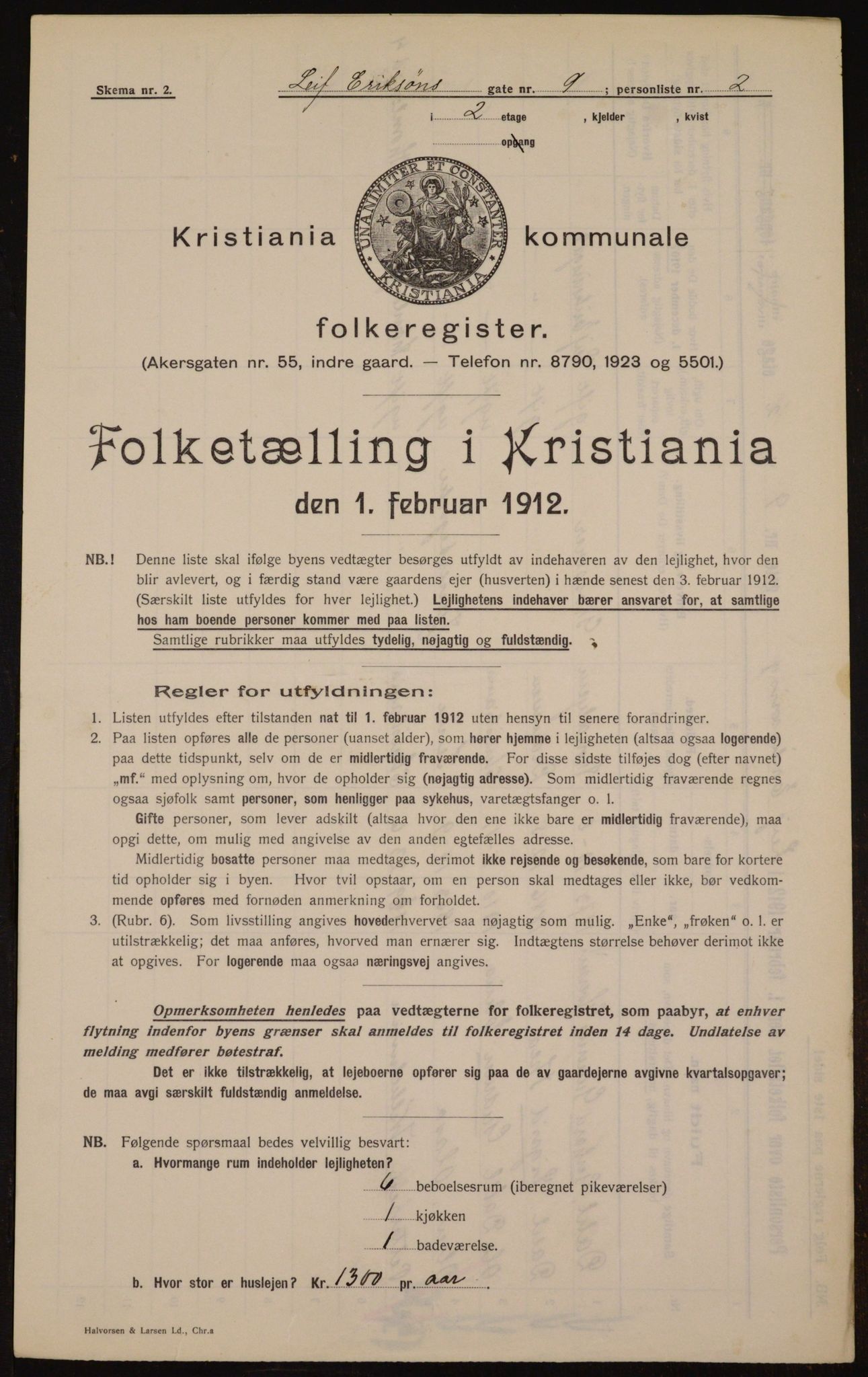 OBA, Municipal Census 1912 for Kristiania, 1912, p. 57834