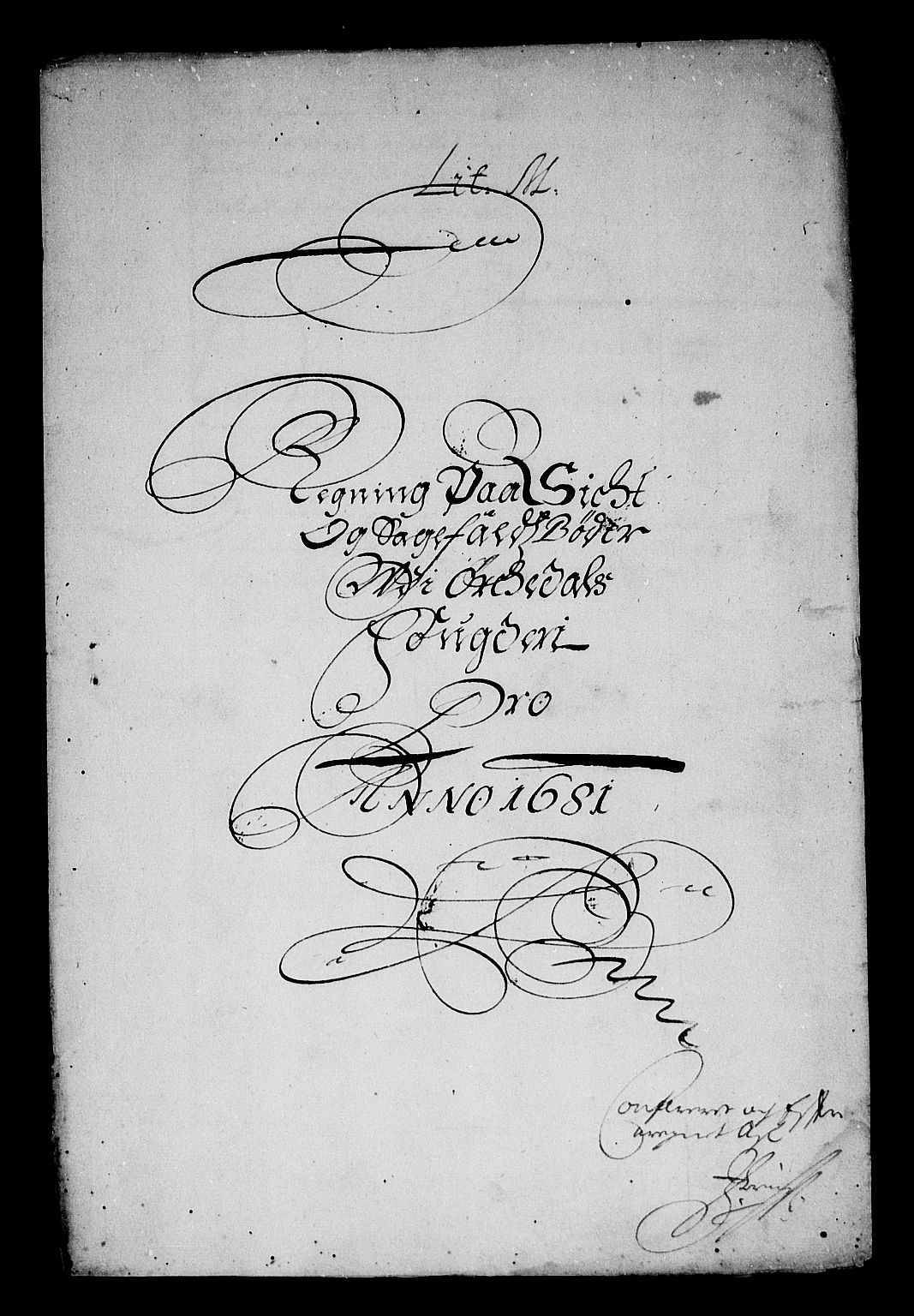 Rentekammeret inntil 1814, Reviderte regnskaper, Stiftamtstueregnskaper, Trondheim stiftamt og Nordland amt, AV/RA-EA-6044/R/Rf/L0064: Trondheim stiftamt, 1681