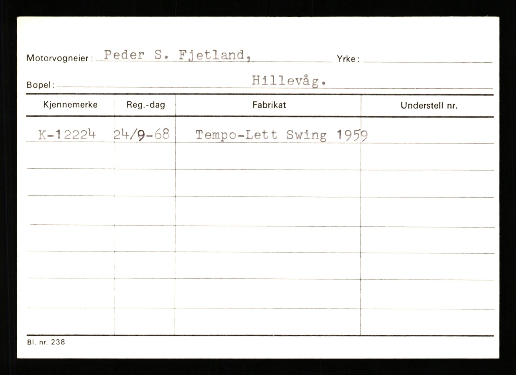 Stavanger trafikkstasjon, AV/SAST-A-101942/0/G/L0003: Registreringsnummer: 10466 - 15496, 1930-1971, p. 1571