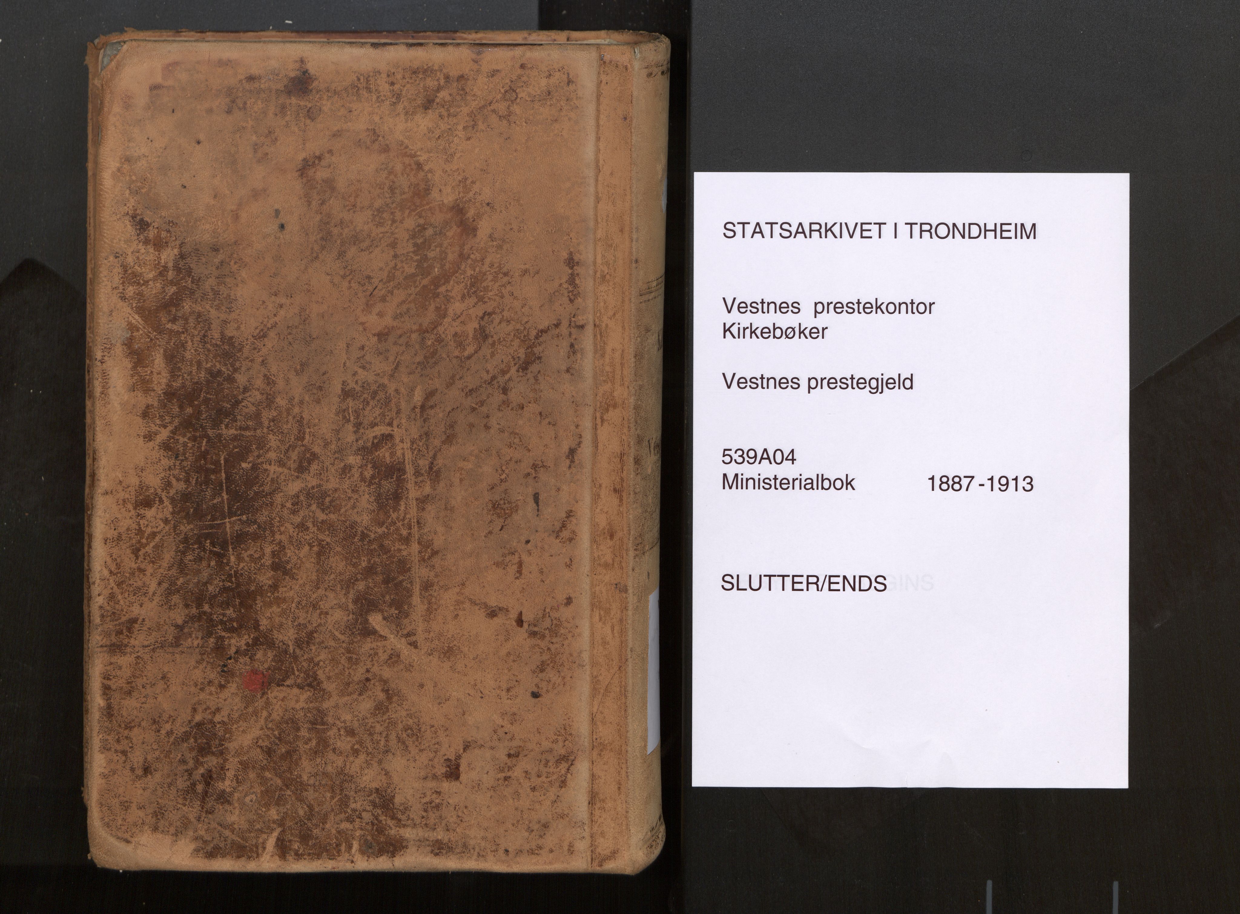 Ministerialprotokoller, klokkerbøker og fødselsregistre - Møre og Romsdal, AV/SAT-A-1454/539/L0531: Parish register (official) no. 539A04, 1887-1913